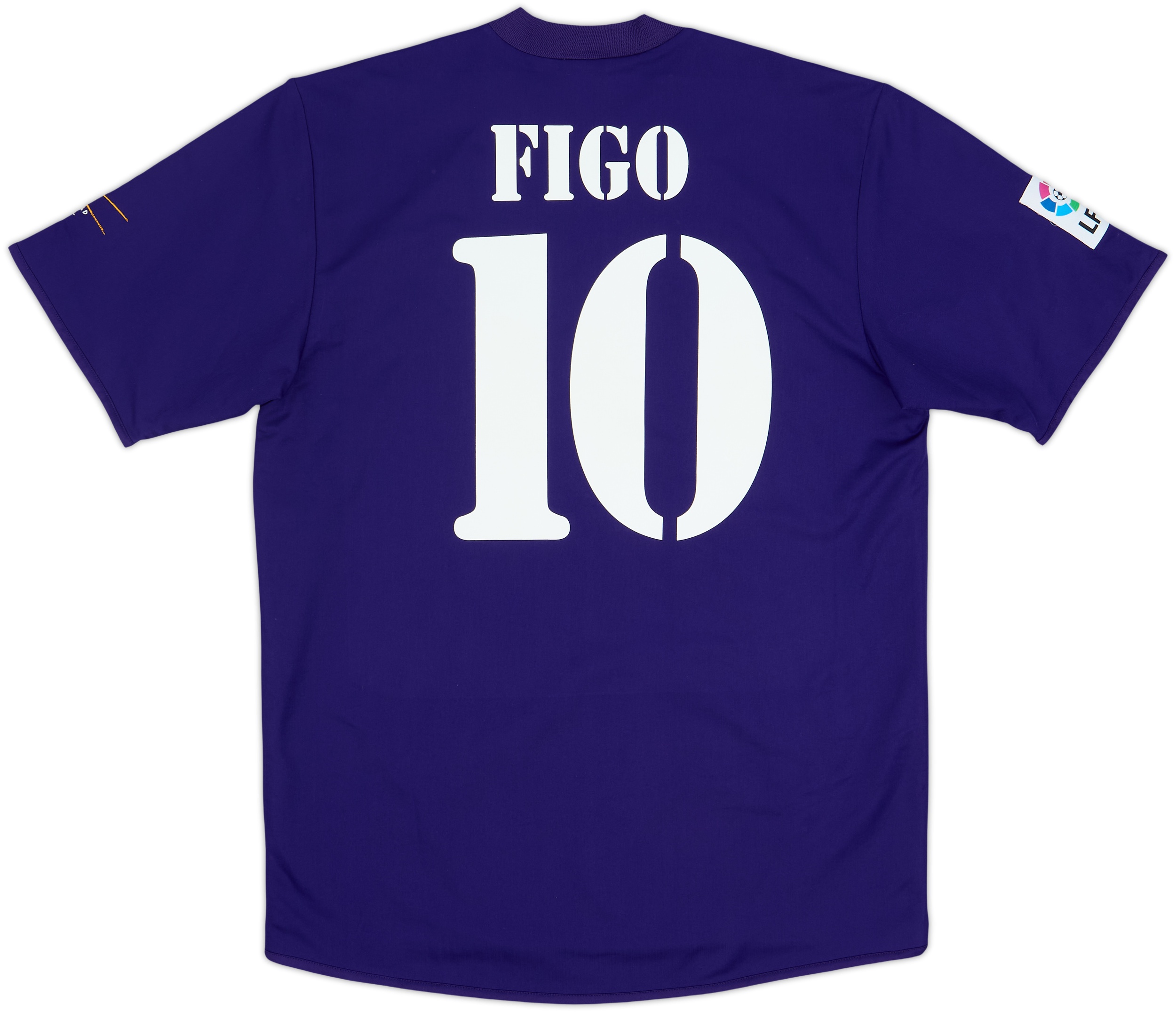 2001 Real Madrid Third Shirt Figo #10 - 7/10 - (M)