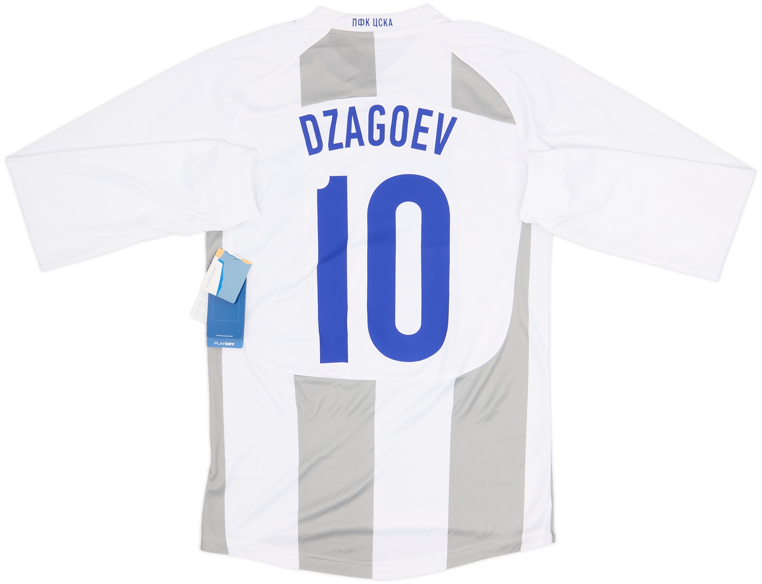 2011-12 CSKA Moscow European Away L/S Shirt Dzagoev #10 (S)