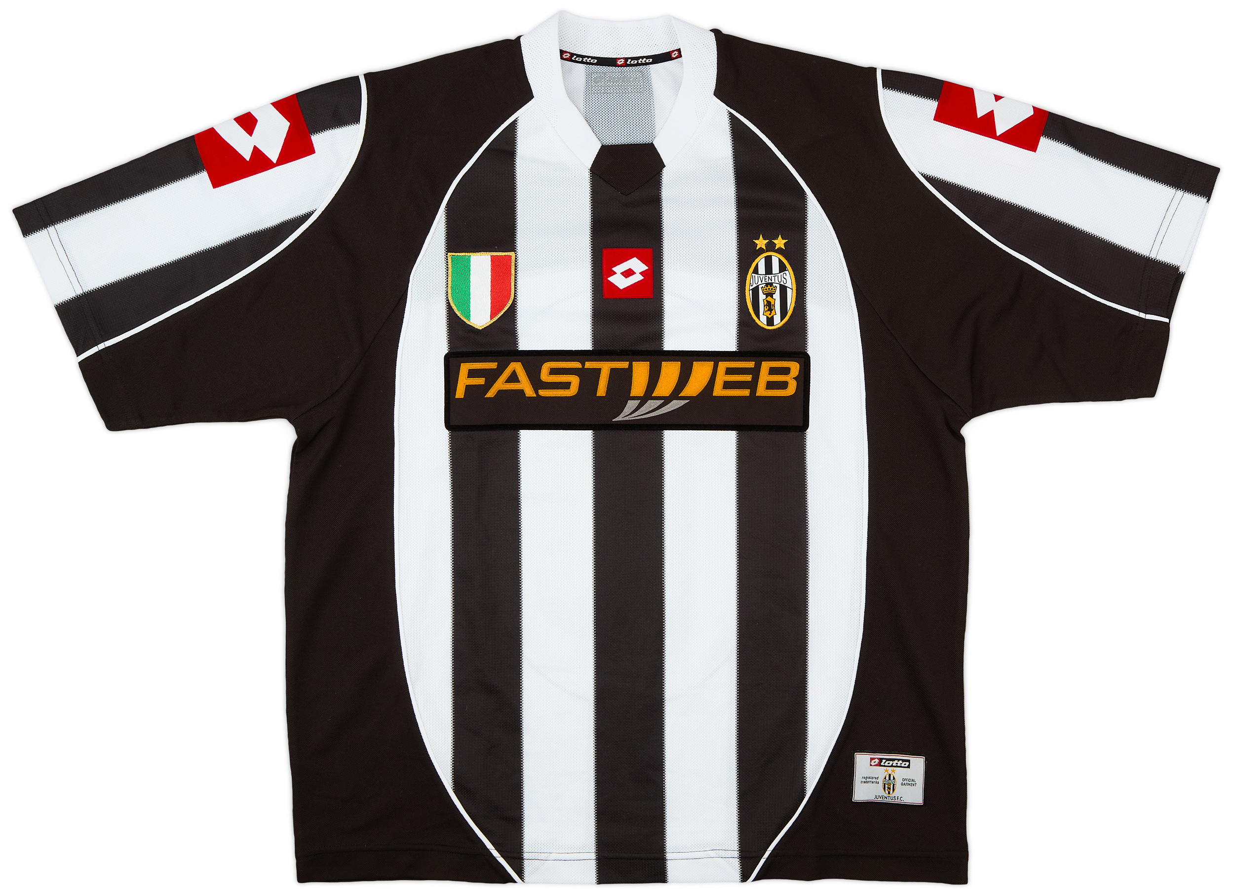 極美品02-03 Juventus Del Piero #10 LOTTO
