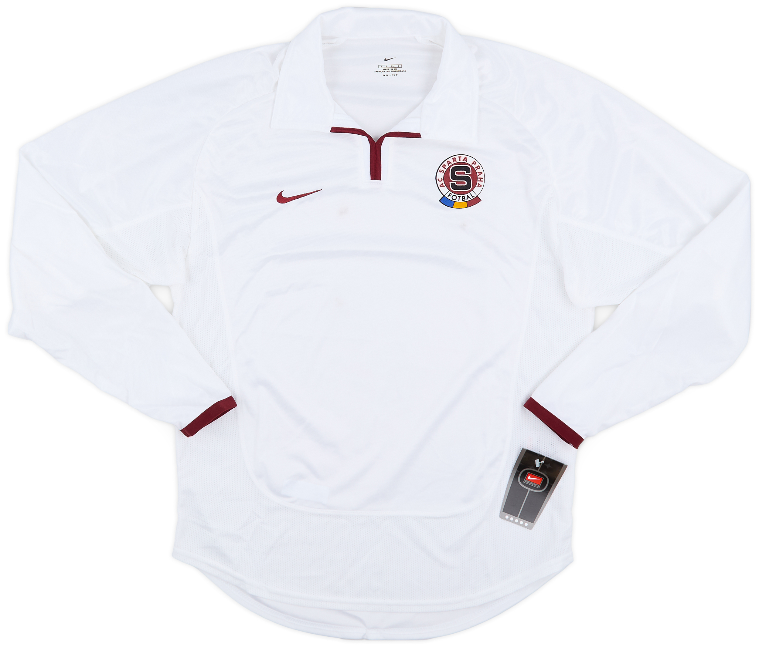 2001-03 Sparta Prague Player Issue Away L/S Shirt (S)