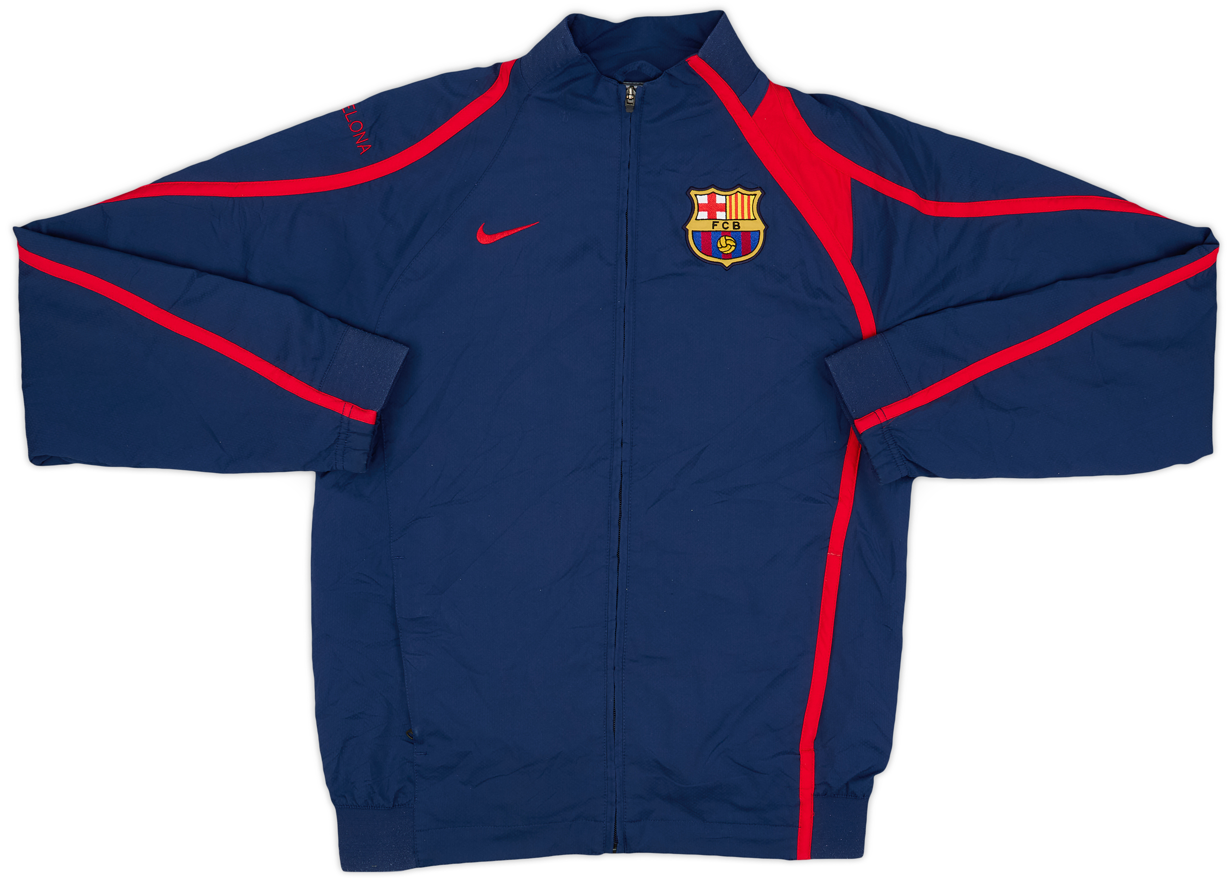 2007-08 Barcelona Nike Track Jacket - 8/10 - (M)