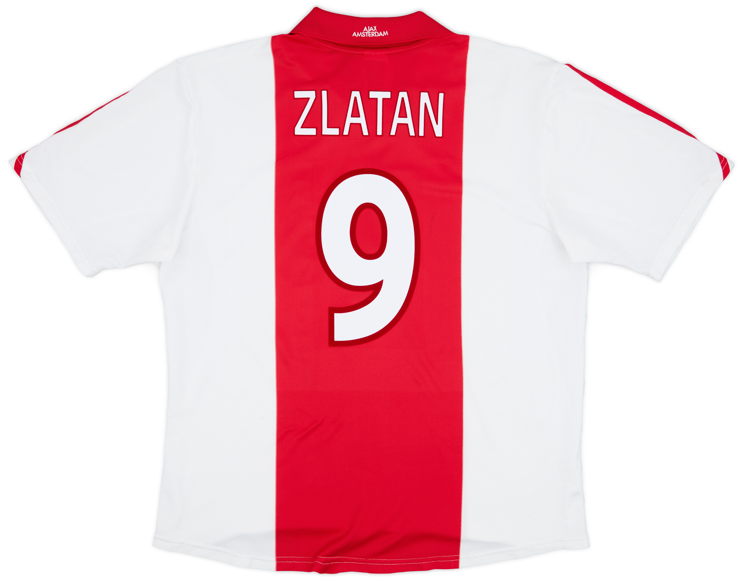 2001-02 Ajax Player Issue Home Shirt Zlatan #9 - 9/10 - (XL)