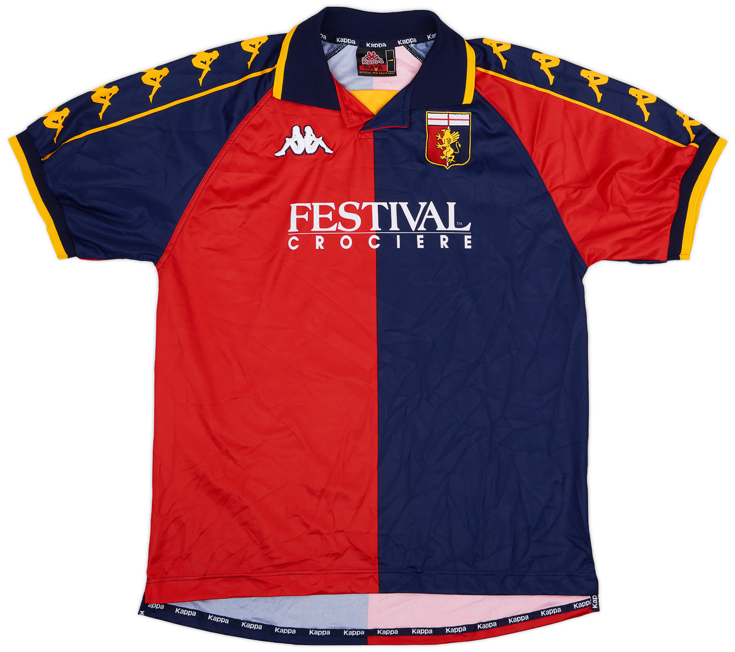 GENOA シャツ 背番号9 2007-08 Genoa Home L/S Shirt - 9/10 - (XL)