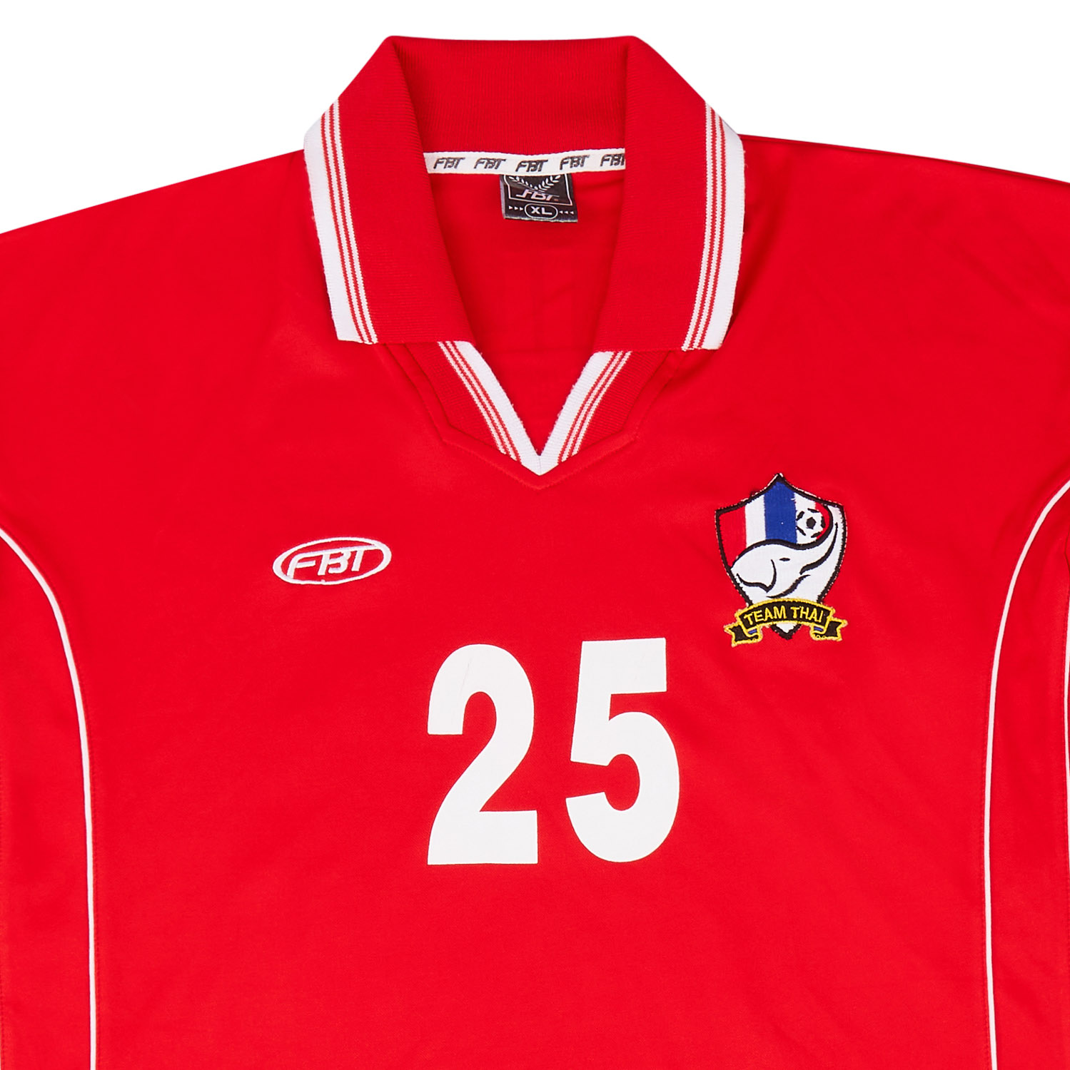 2002 Thailand U-23 Match Issue Home Shirt #25 (v PSV)