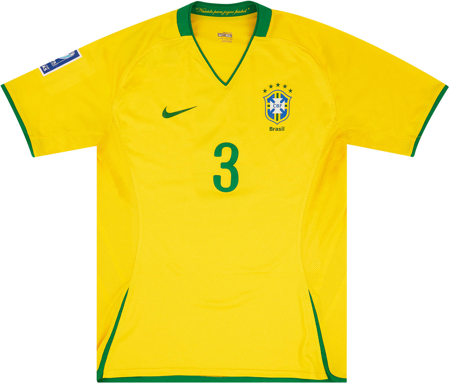 200809 Brazil Match Issue Home Shirt 3