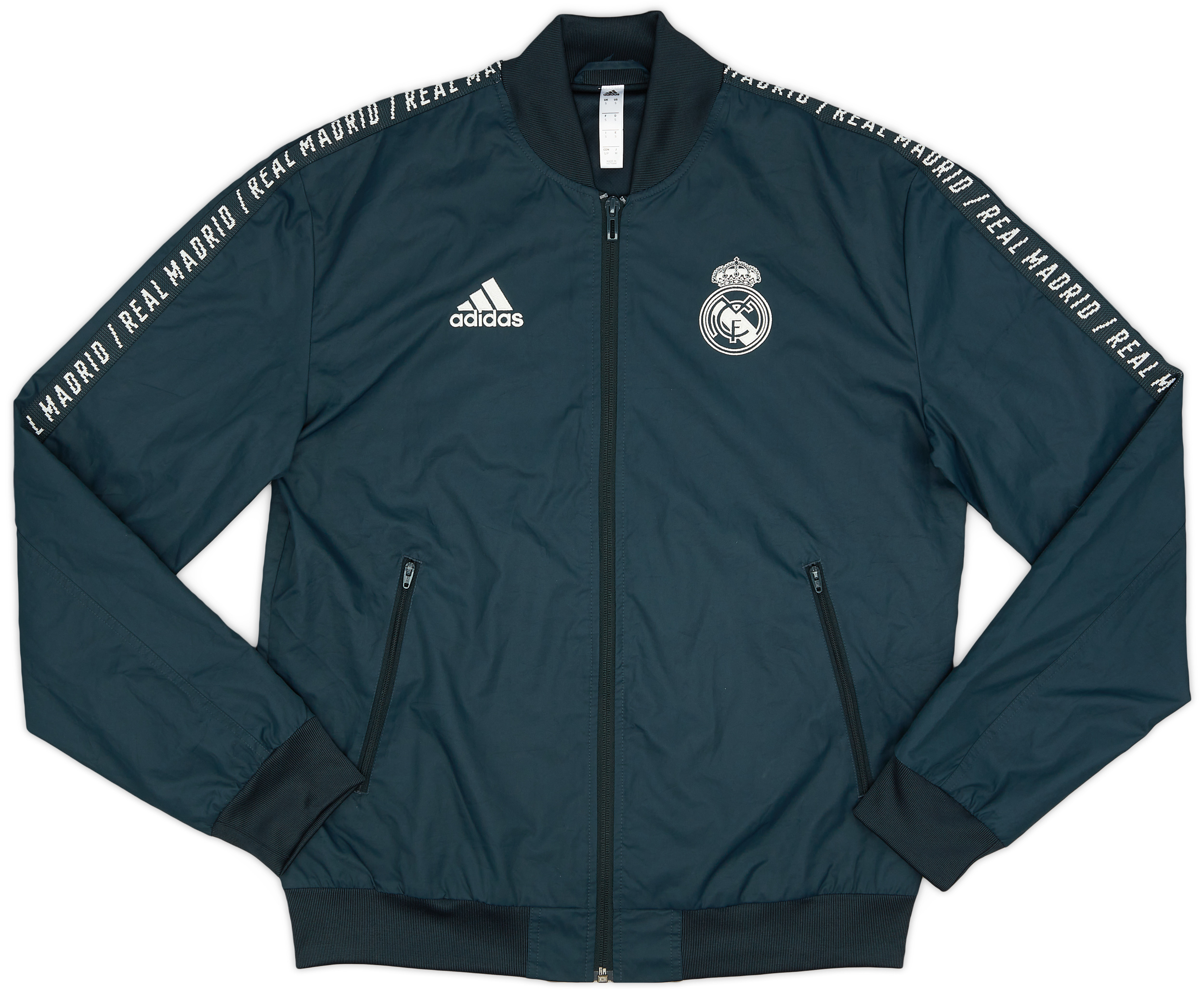 2018-19 Real Madrid adidas Track Jacket - 10/10 - (S) 2018-19 Real Madrid adidas Track Jacket - 10/10 - (S)