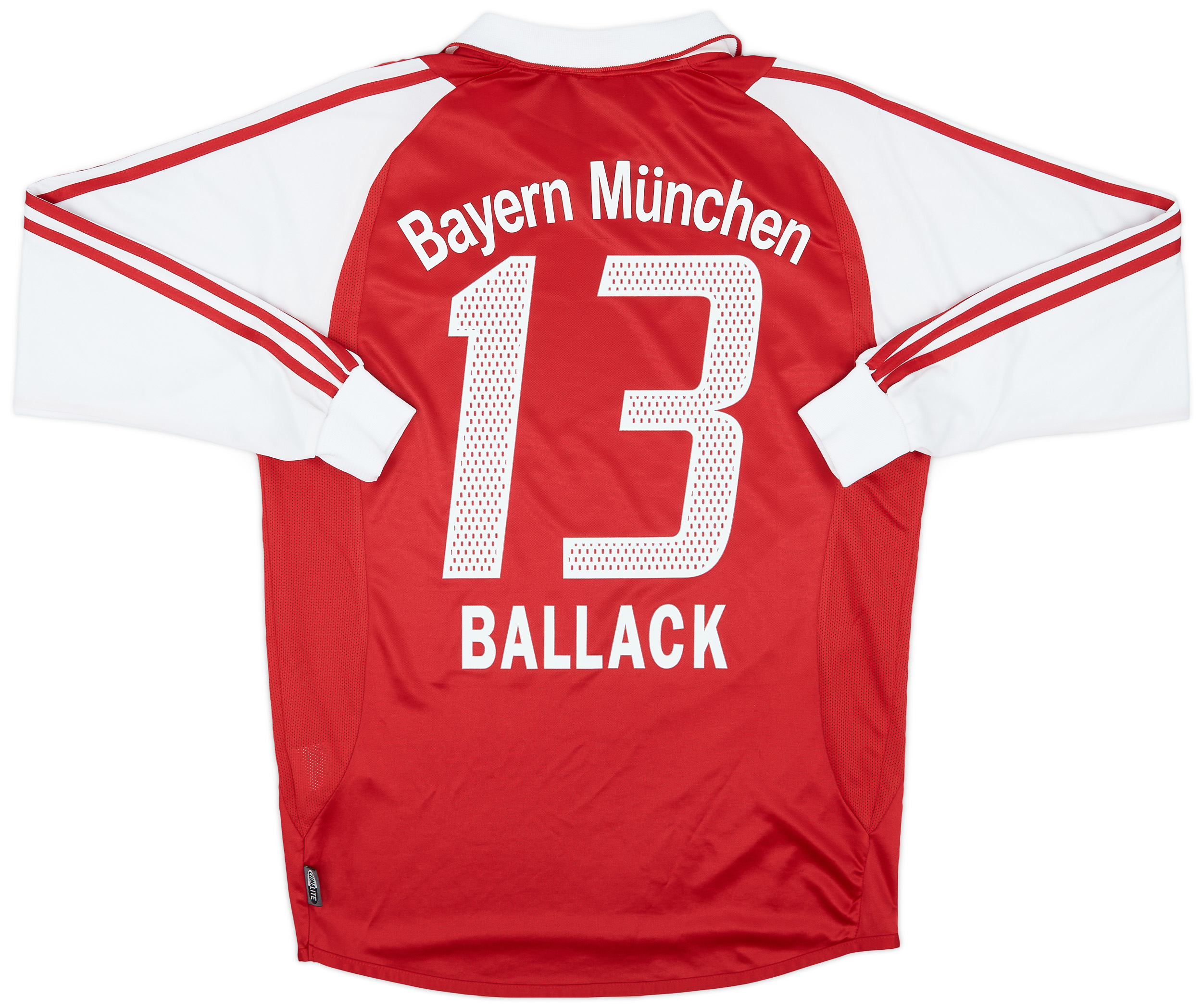 Maillot Extérieur Bayern Munich 2002/2003 Taille S, N°13 Ballack (occasion)