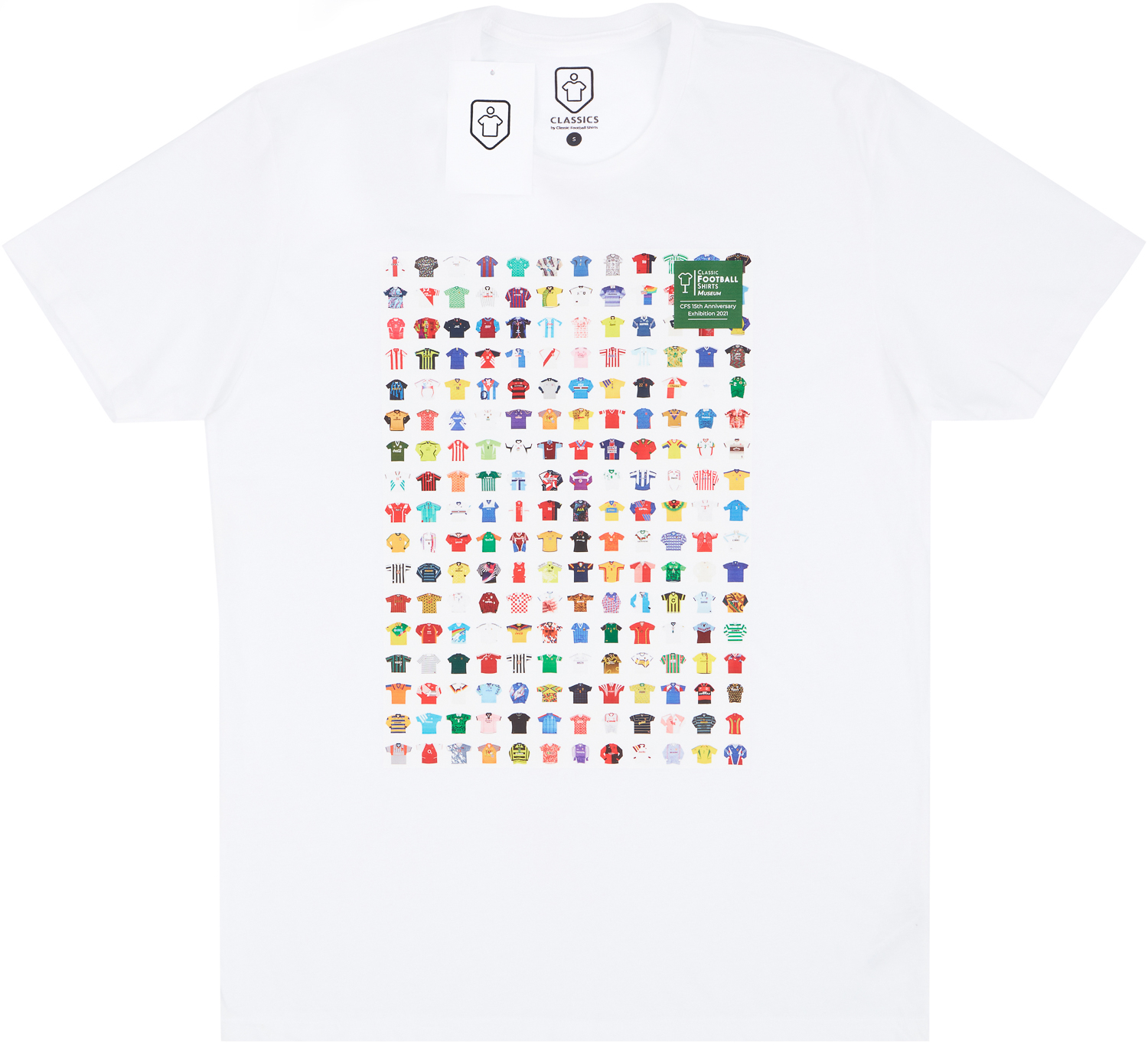 2021 Classic Football Shirts Museum 15th Anniversary Exhibition Tee