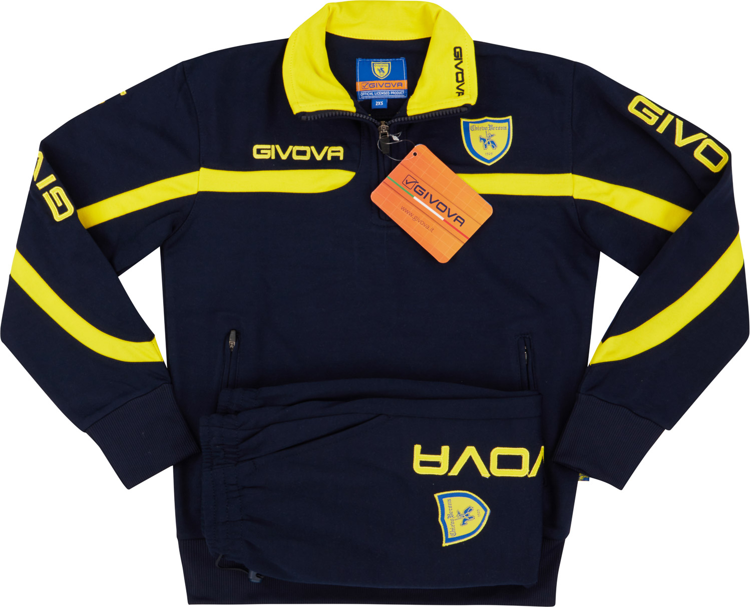 201718 Chievo Verona Givova Training Tracksuit (XXS)