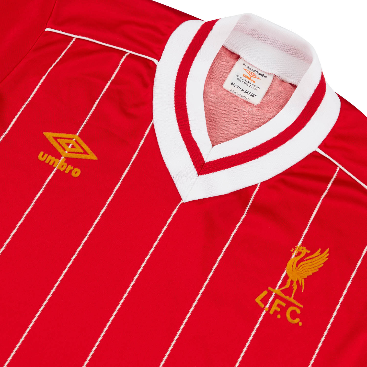 1982 85 Liverpool Home Shirt 6 10 S