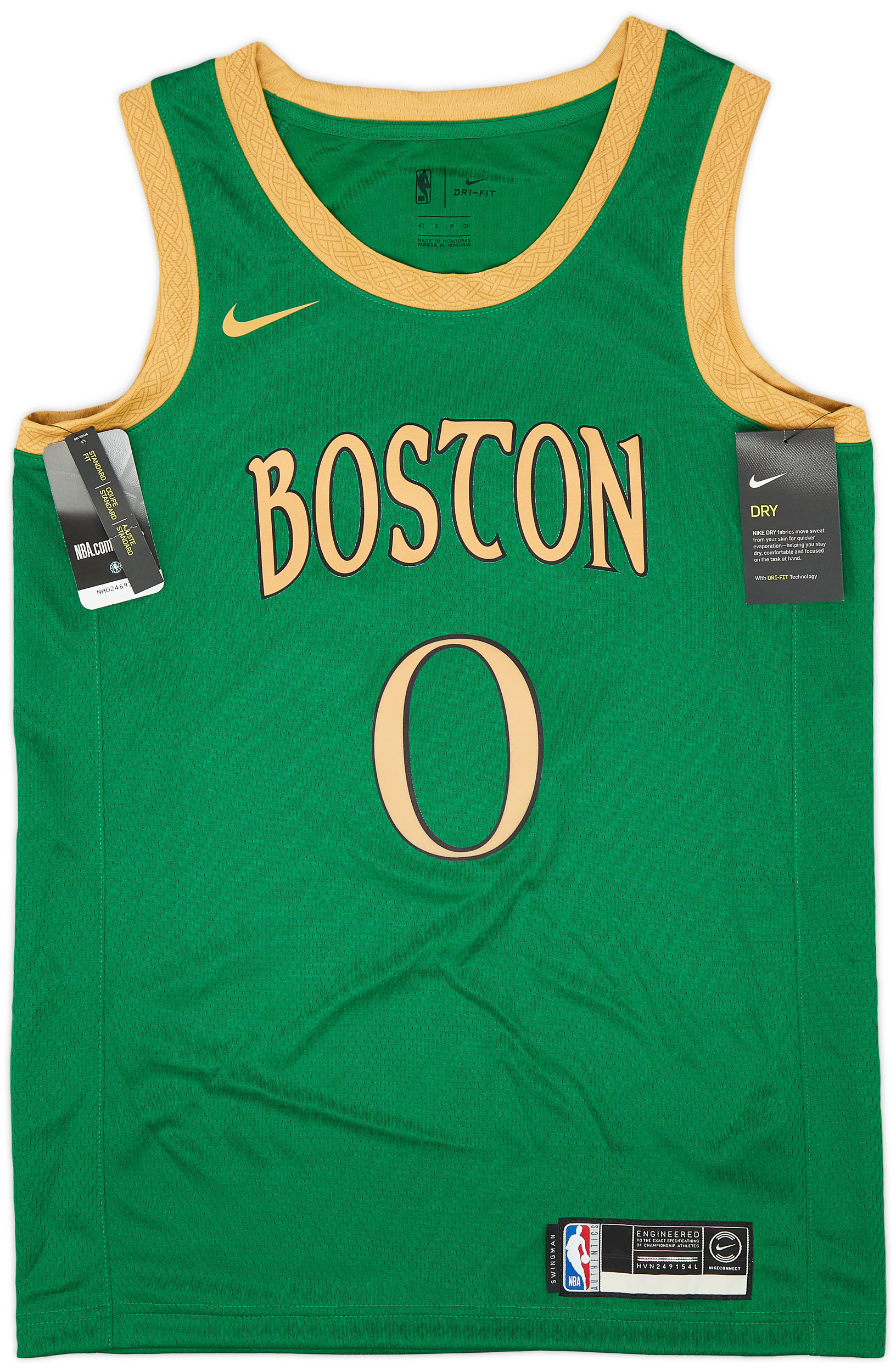 2019-20 Boston Celtics Tatum #0 Nike Swingman Alternate Jersey (S) 2019-20 Boston Celtics Tatum #0 Nike Swingman Alternate Jersey (S)