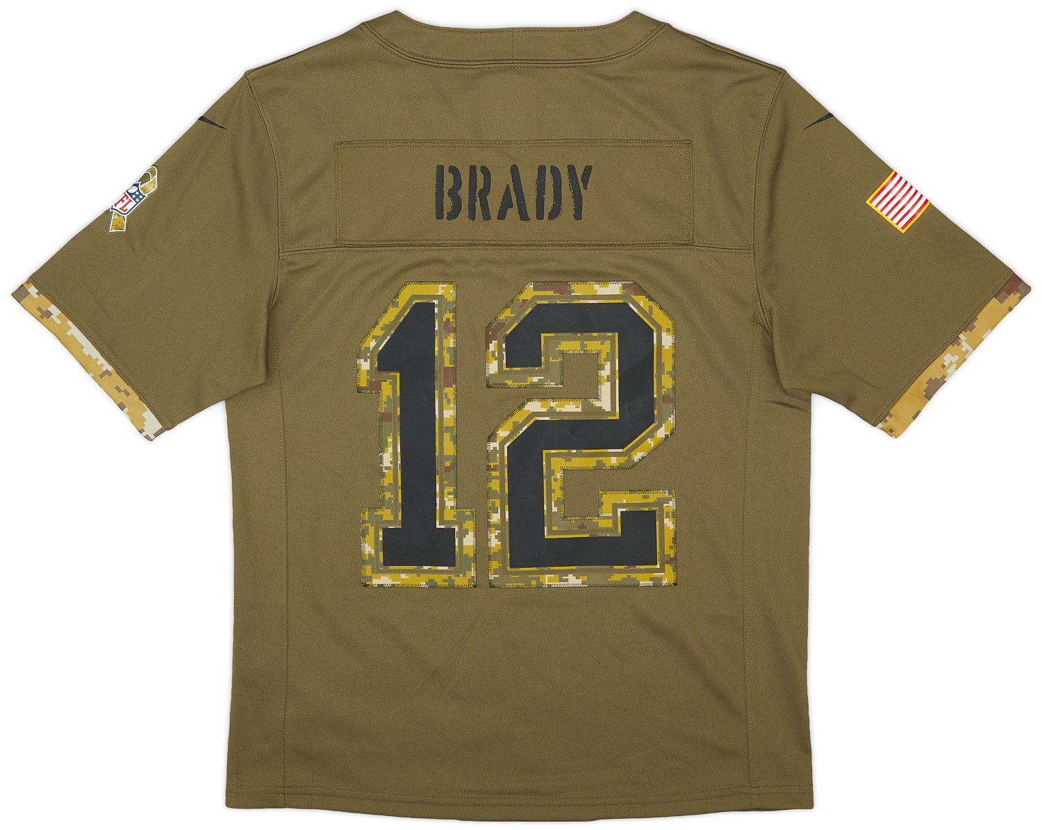 2022 Tampa Bay Buccaneers Brady 12 Nike Salute to Service Jersey L.Kids