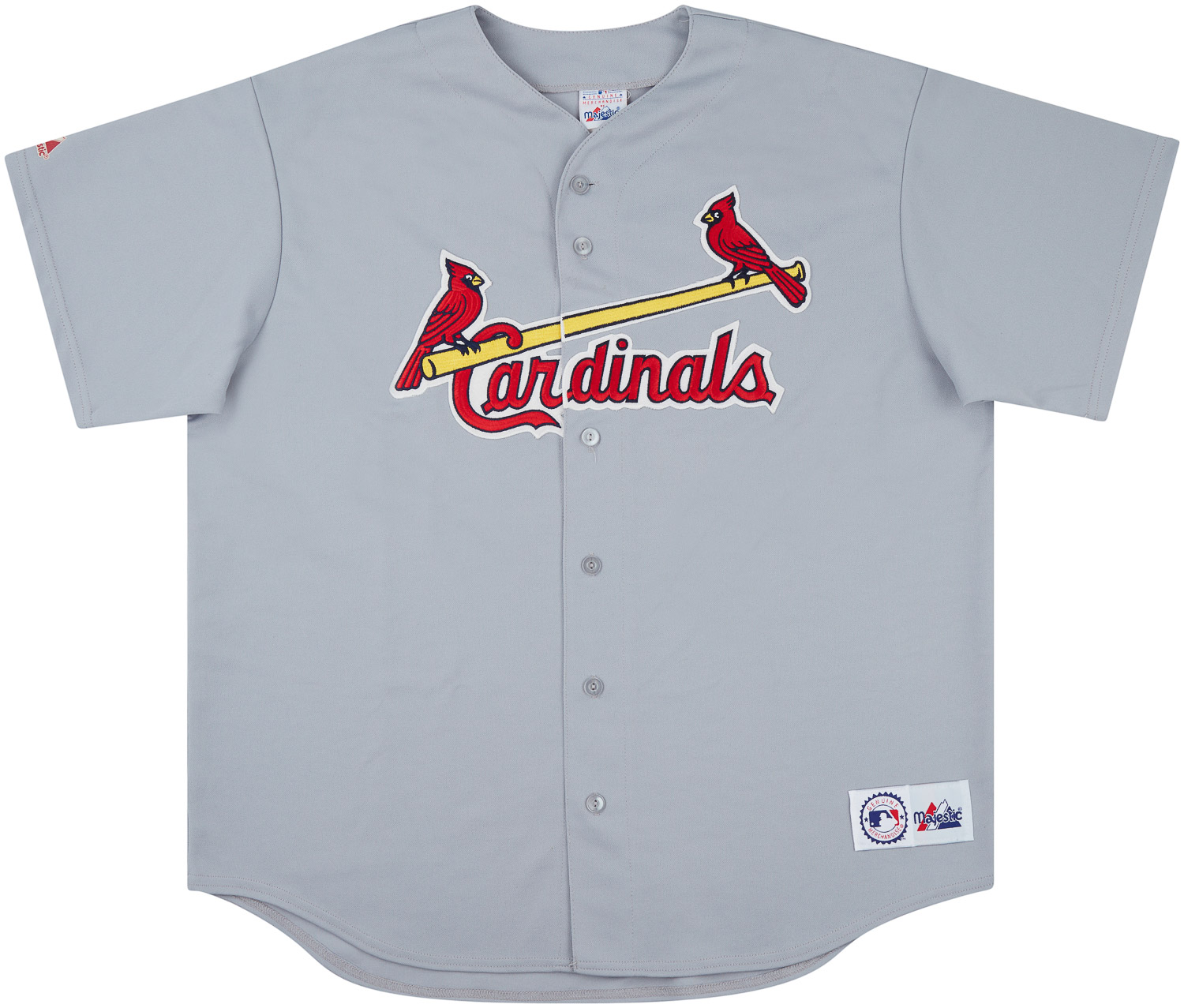 2003 07 St. Louis Cardinals Edmonds 15 Majestic Away Jersey