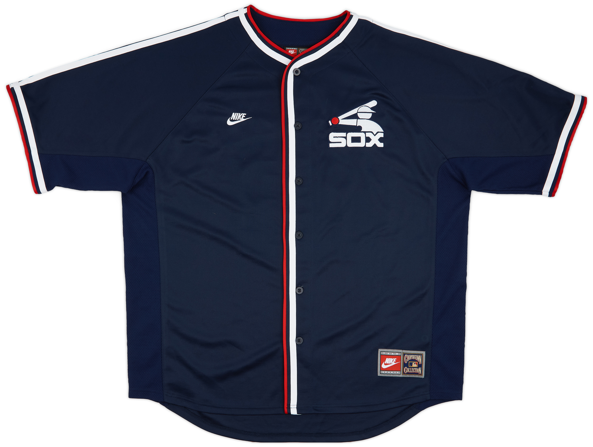 2000's Chicago White Sox Guillen #13 Nike Cooperstown Collection Alternate Jersey (Excellent) XL