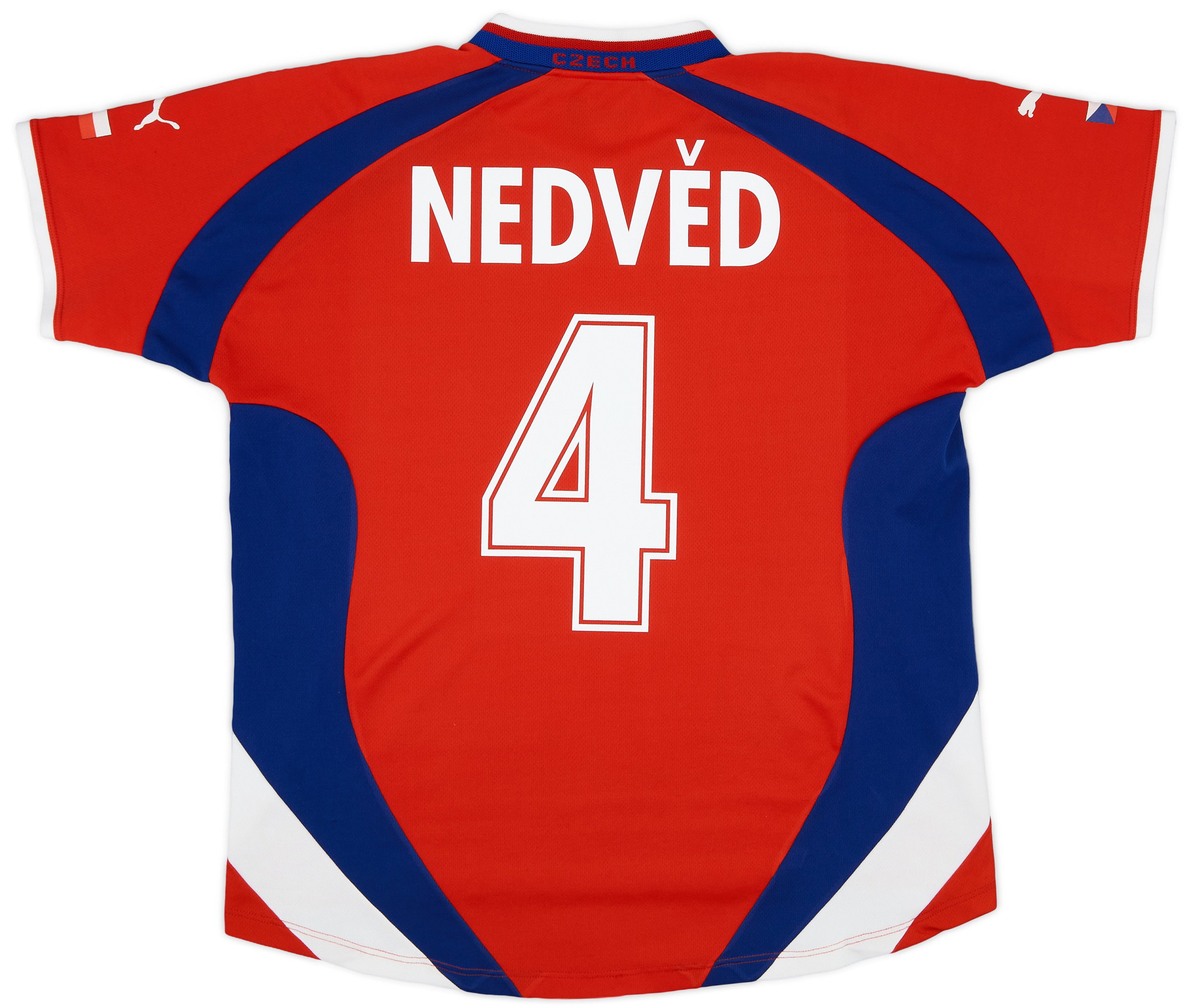 Maillot République Tchèque 2002 Nedved #11 - Puma - Taille XXL - Occasion