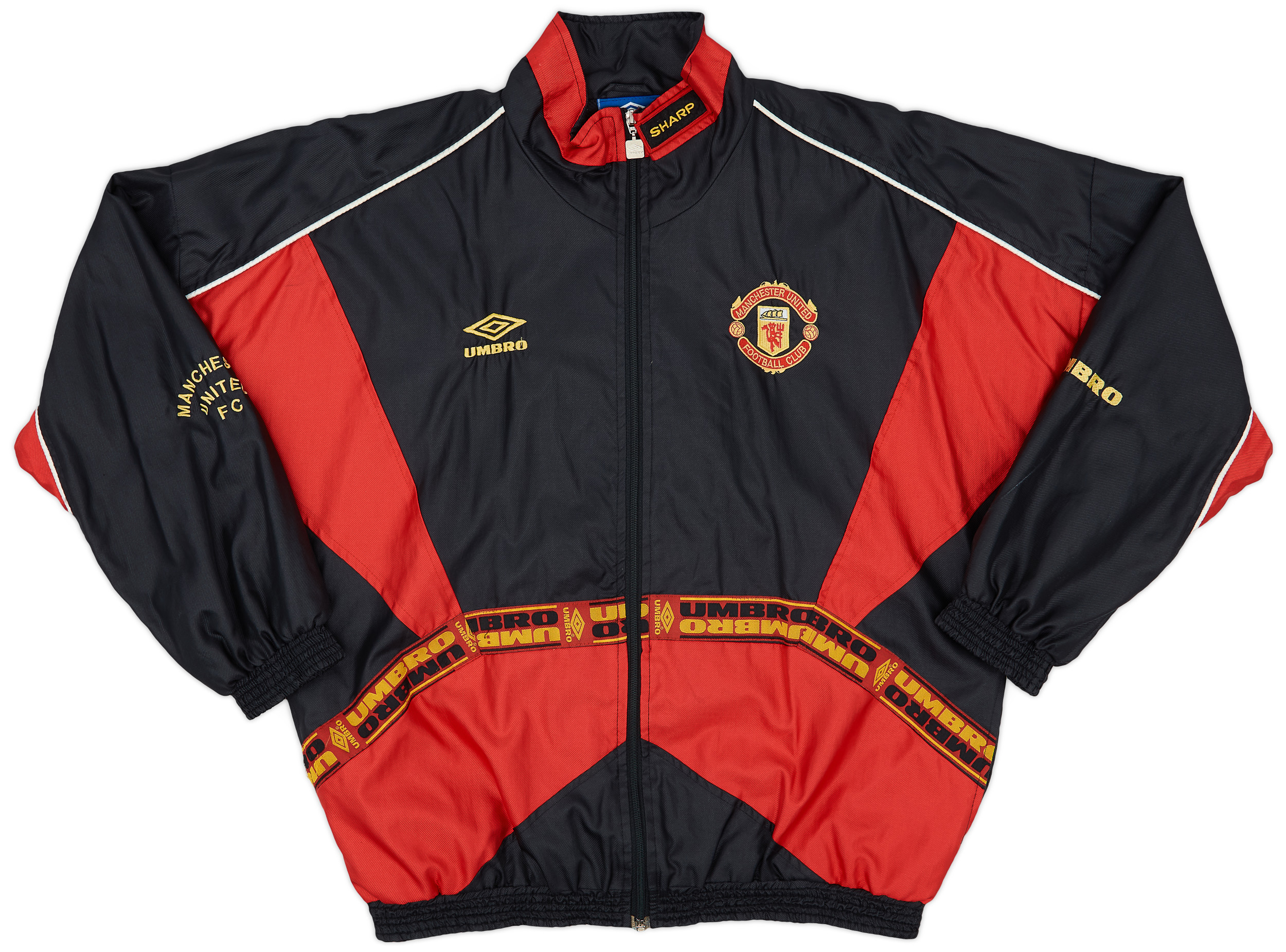 1996-97 Manchester United Umbro Track Jacket - 9/10 - (M)