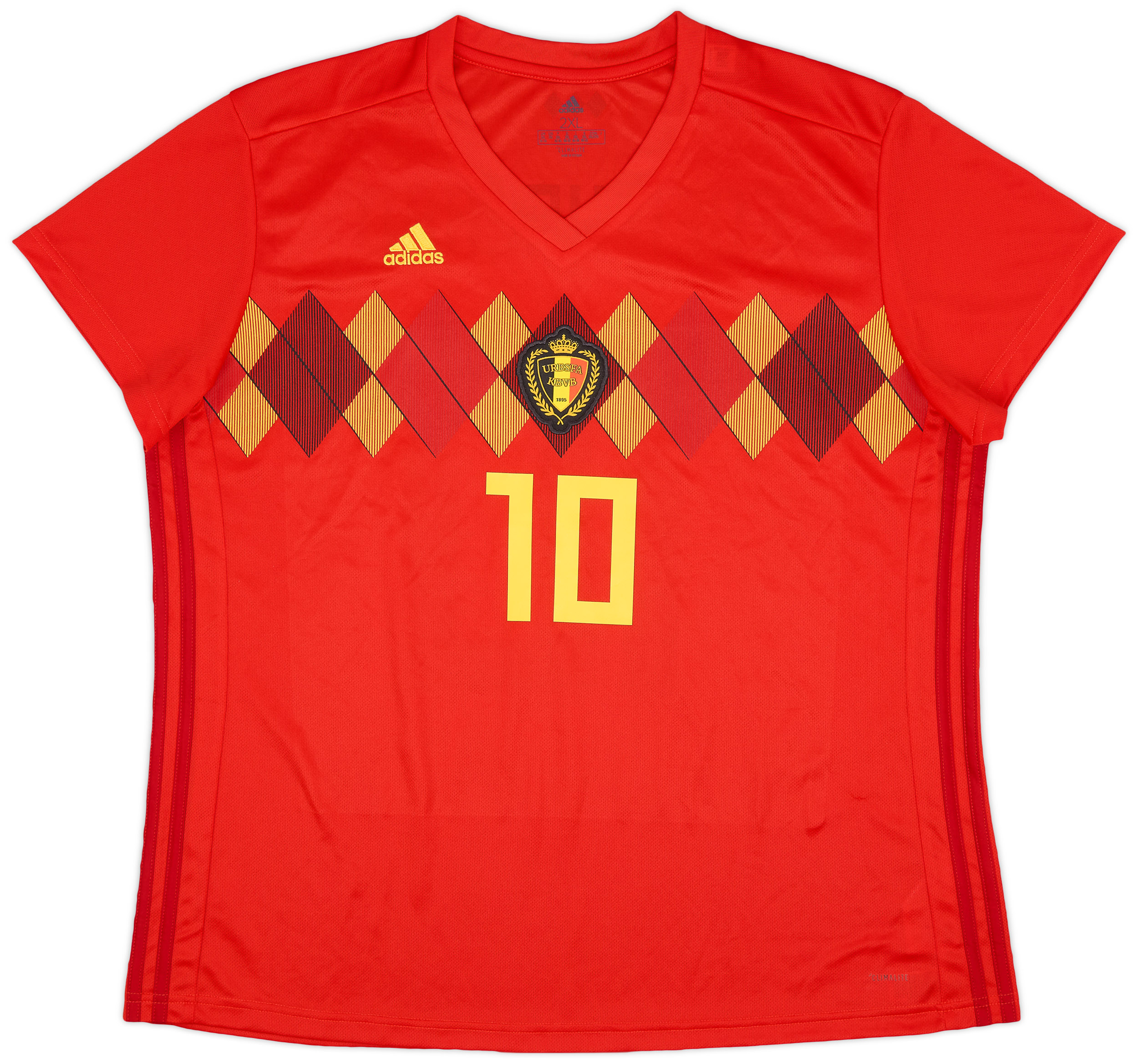 2018-19 Belgium Home Shirt Eden Hazard #10 (Women's XXL)