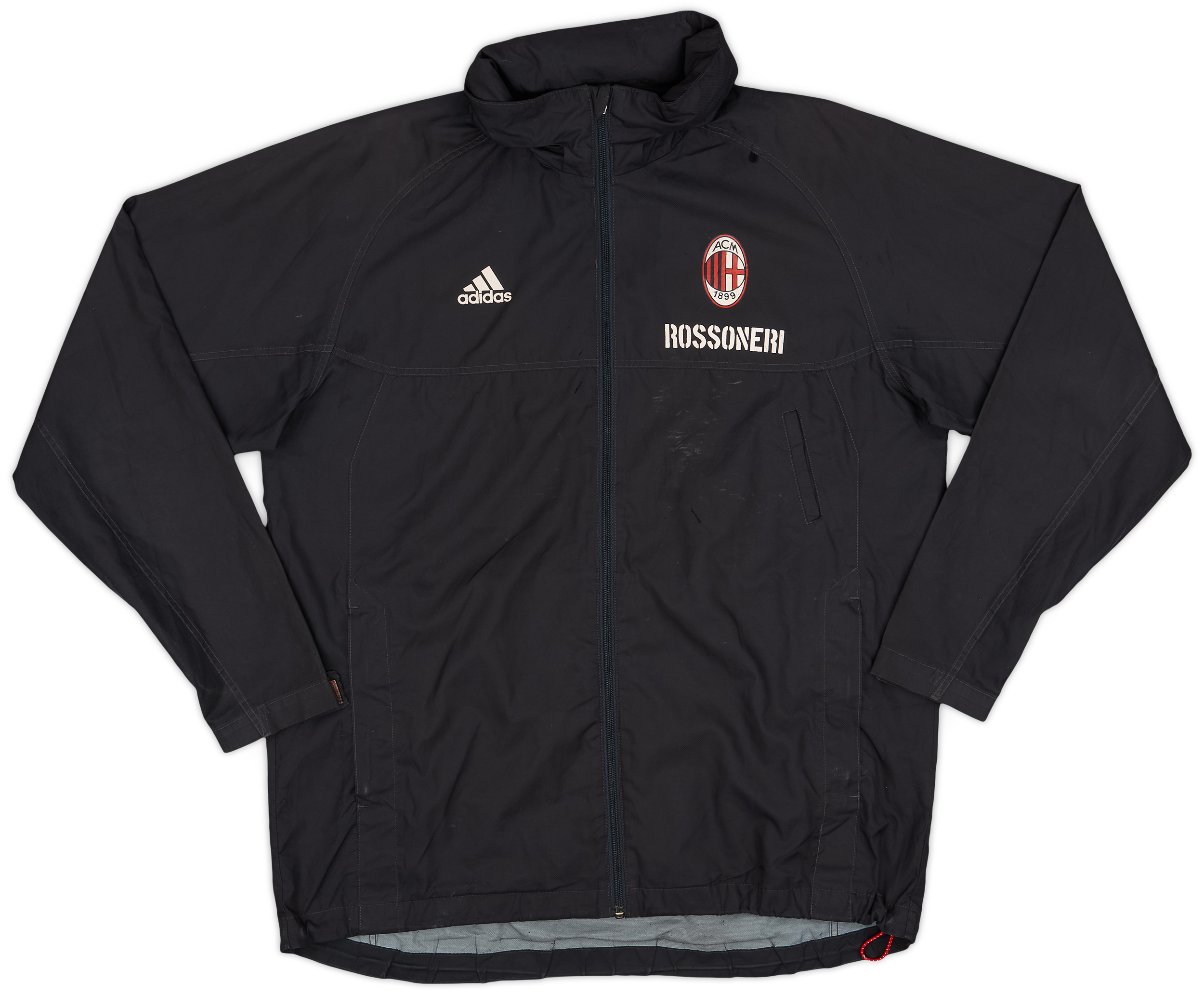 2008-09 AC Milan adidas Track Jacket - 8/10 - (L)