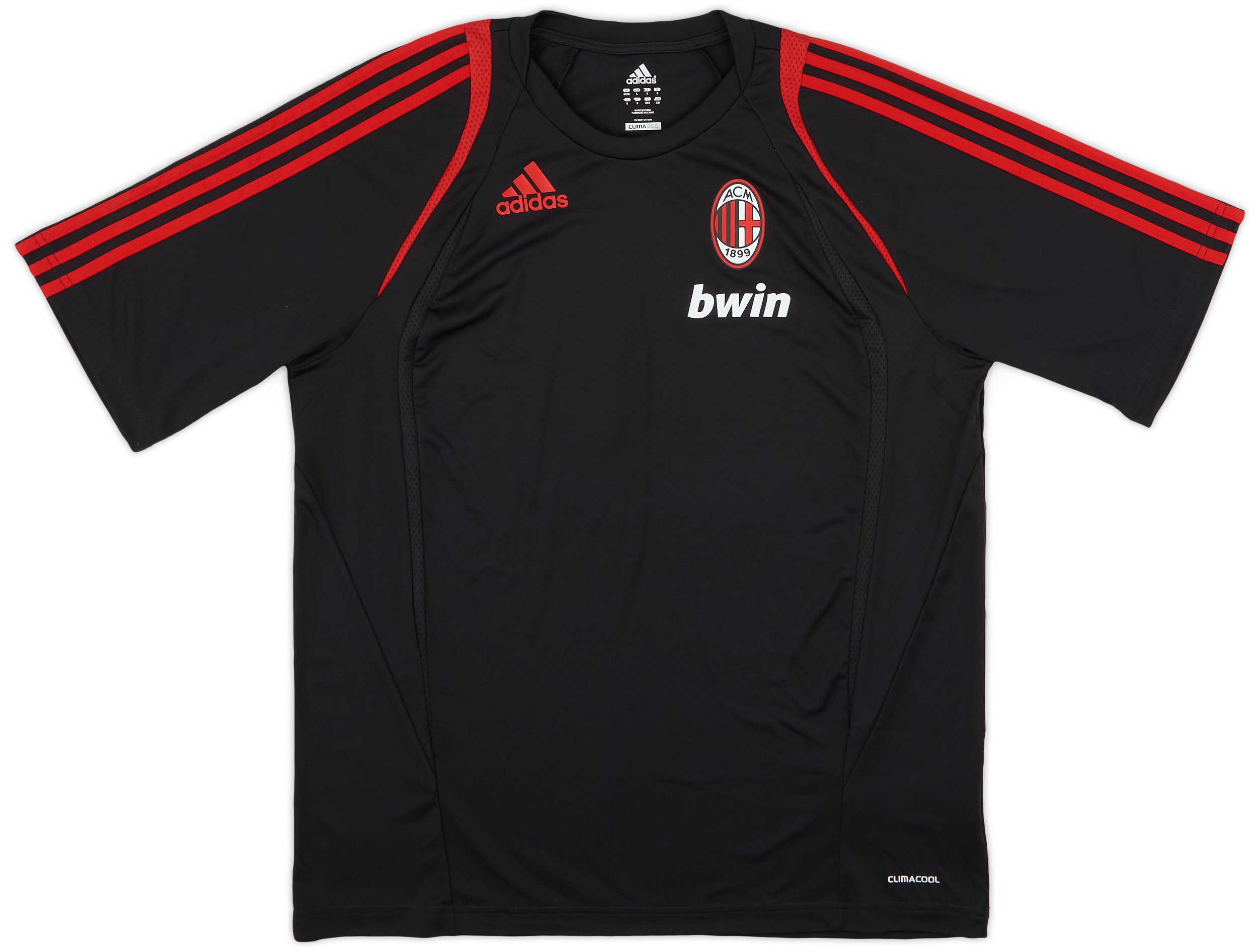 2009-10 AC Milan adidas Training Top - 8/10 - (S)