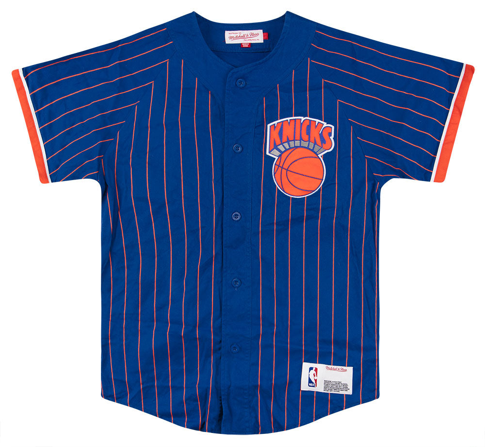 2014 New York Knicks Mitchell & Ness Baseball Tee S