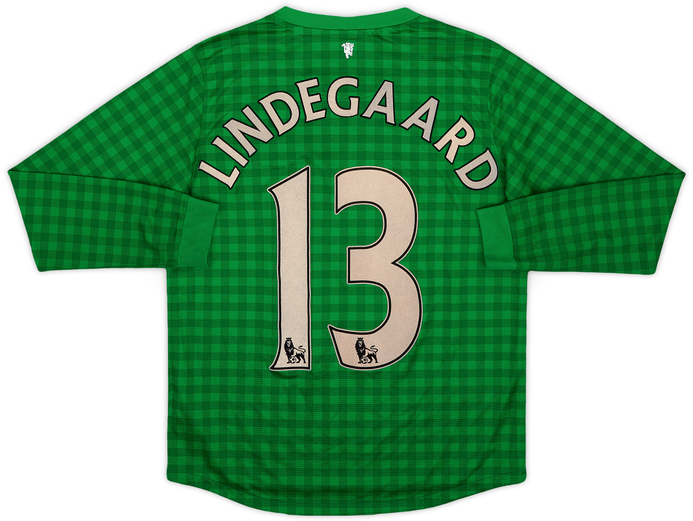 2012-13 Manchester United GK Shirt Lindegaard #13 - 6/10 - (L.Boys)