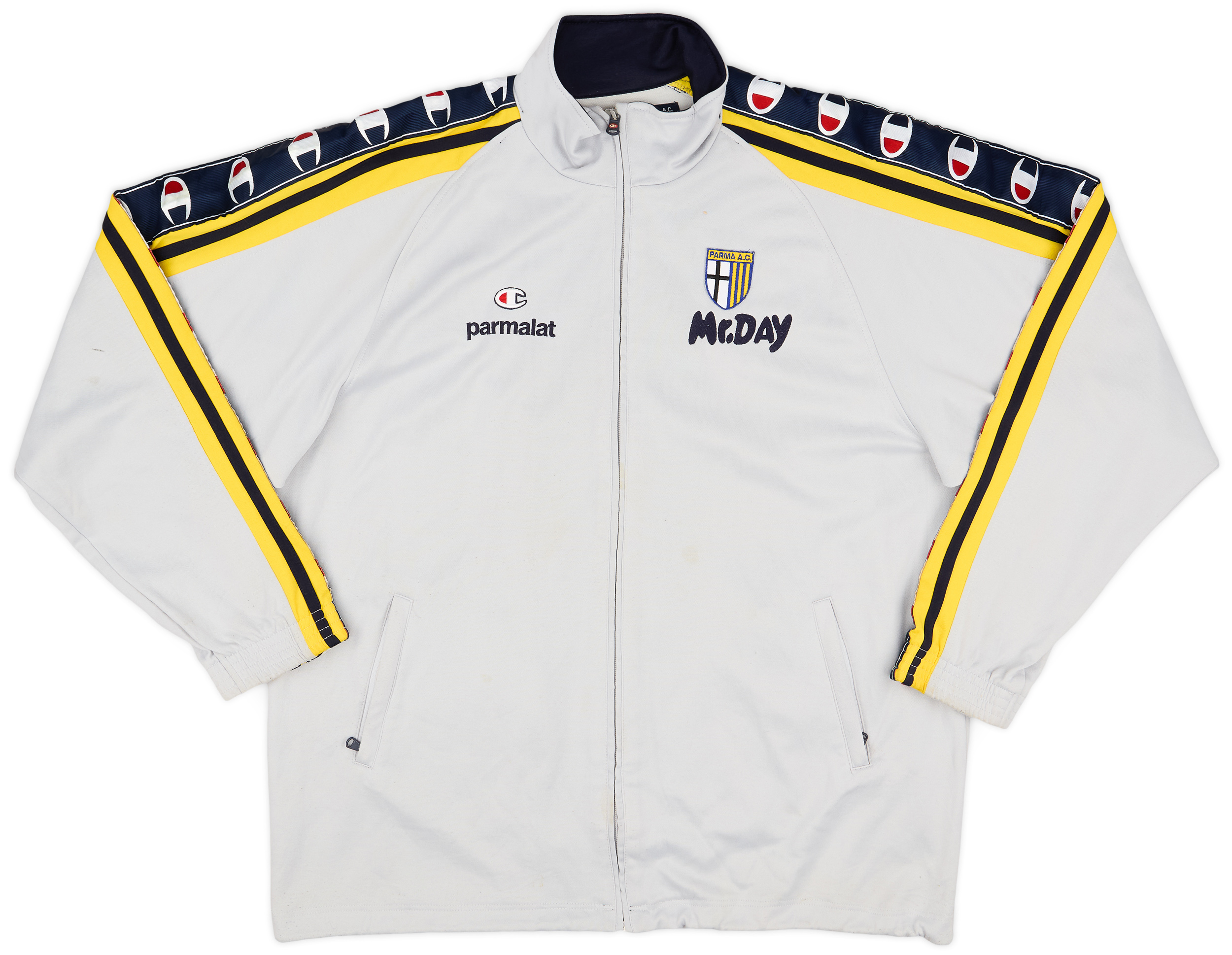 Vintage 90's Champion Parma Football Jacket Soccer Track Top
