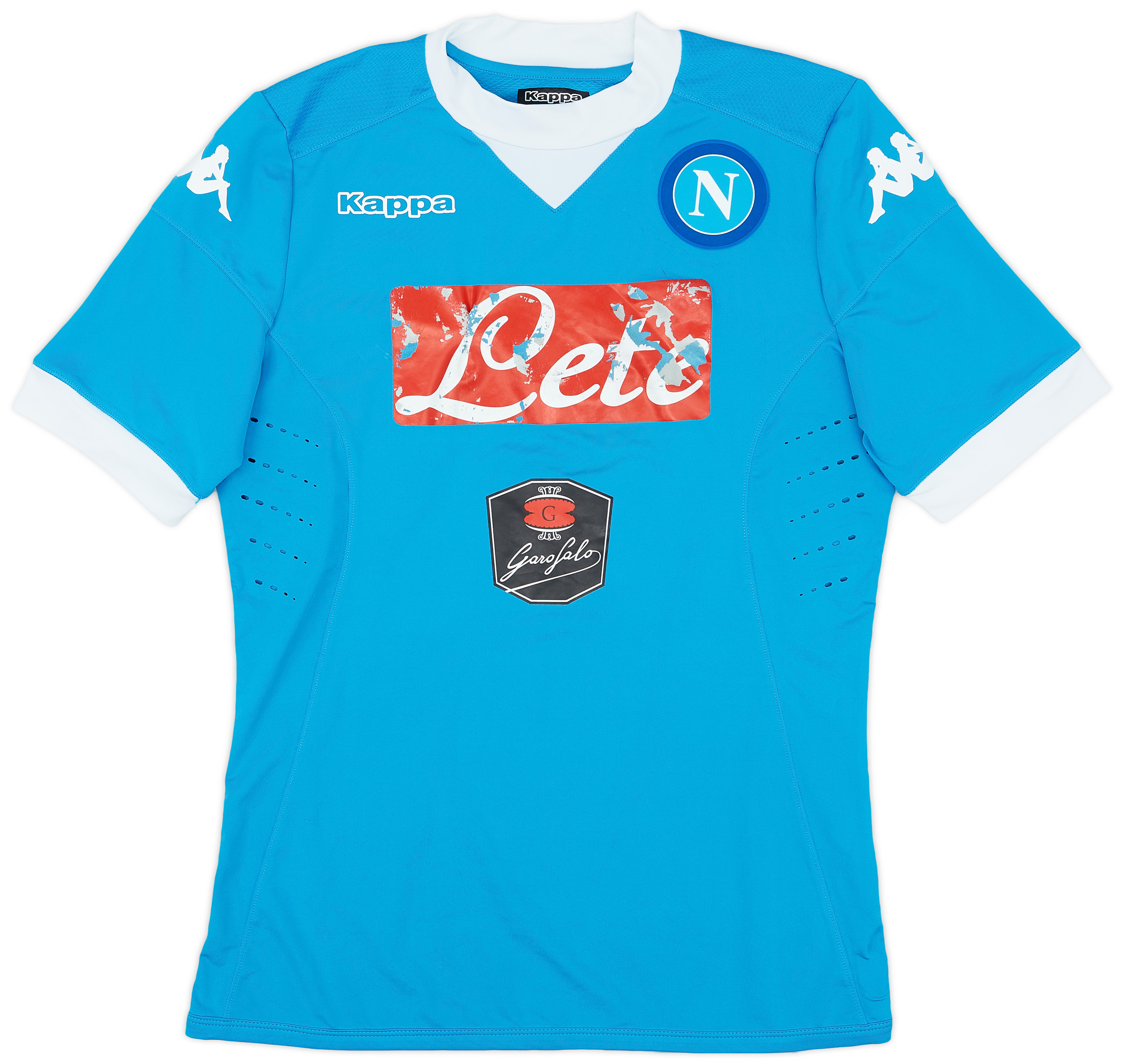 2015-16 Napoli Authentic Home Shirt - 4/10 - (XL.Boys)