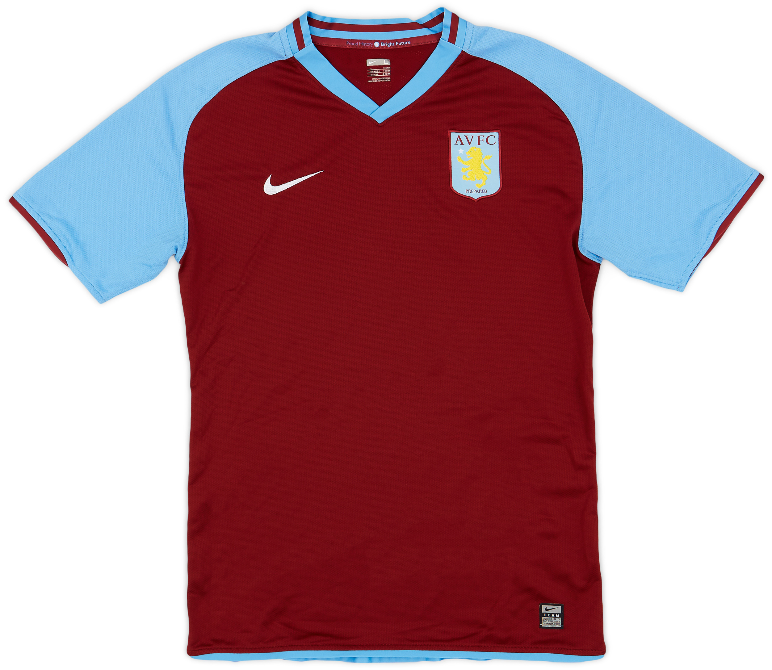 2008-09 Aston Villa Authentic Home Shirt - 9/10 - (L)