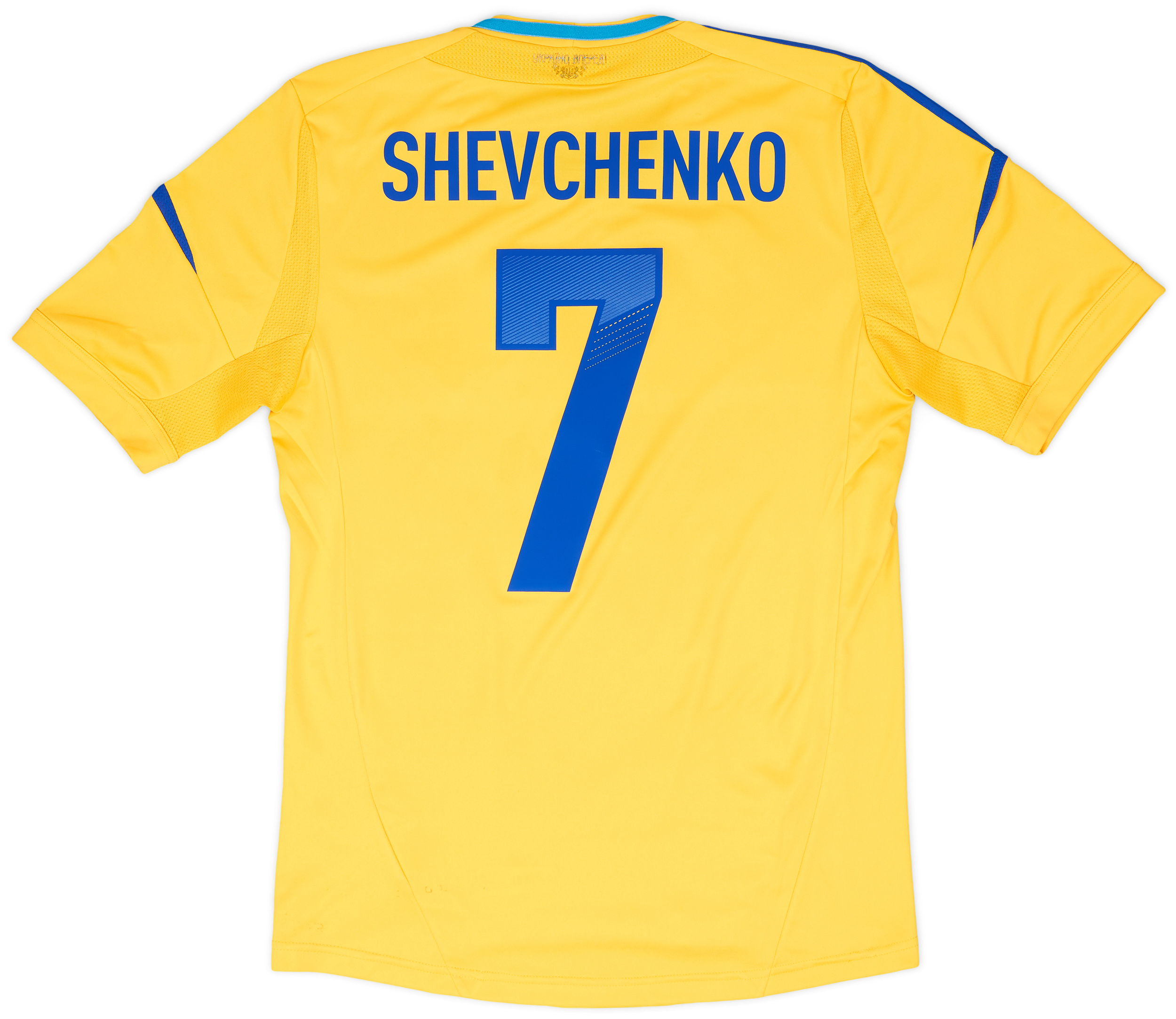 2011-13 Ukraine Home Shirt Shevchenko #7 - 7/10 - (S)