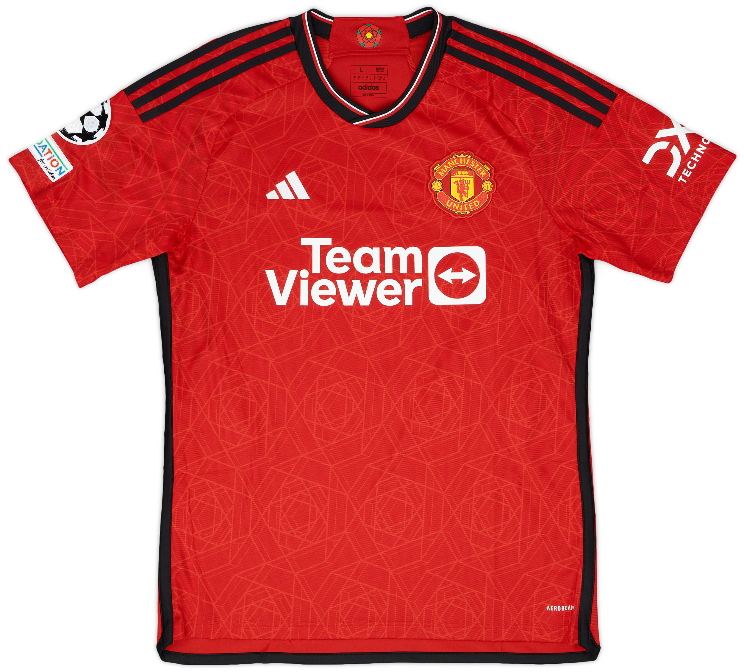 23-24マンチェスター・ユナイテッド ジャージ 8番 B.Fernandes 2023-24 Manchester United Home Shirt B. Fernandes #8 (L)