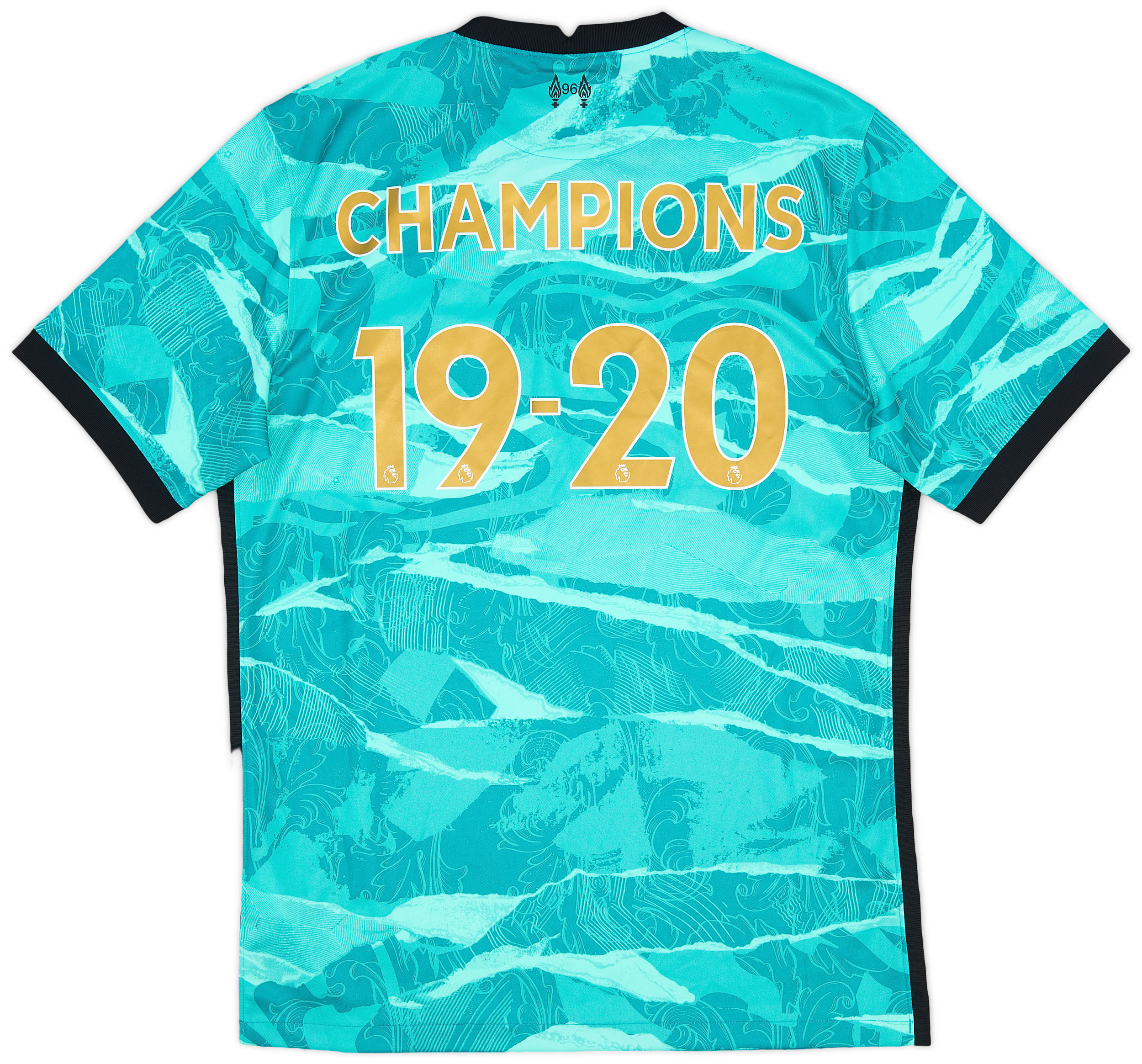 2020-21 Liverpool Away Shirt Champions 2019-20 - 9/10 - (M)