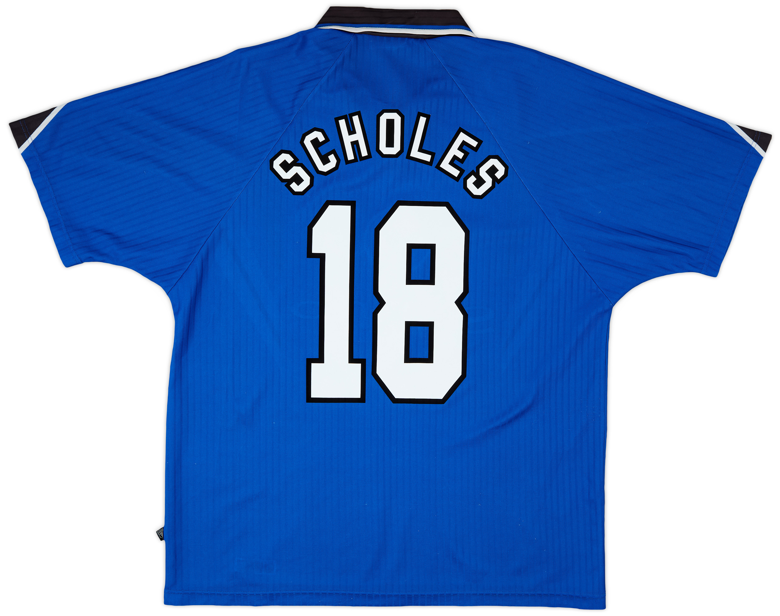 1996-98 Manchester United Third Shirt Scholes #18 - 9/10 - (XL)