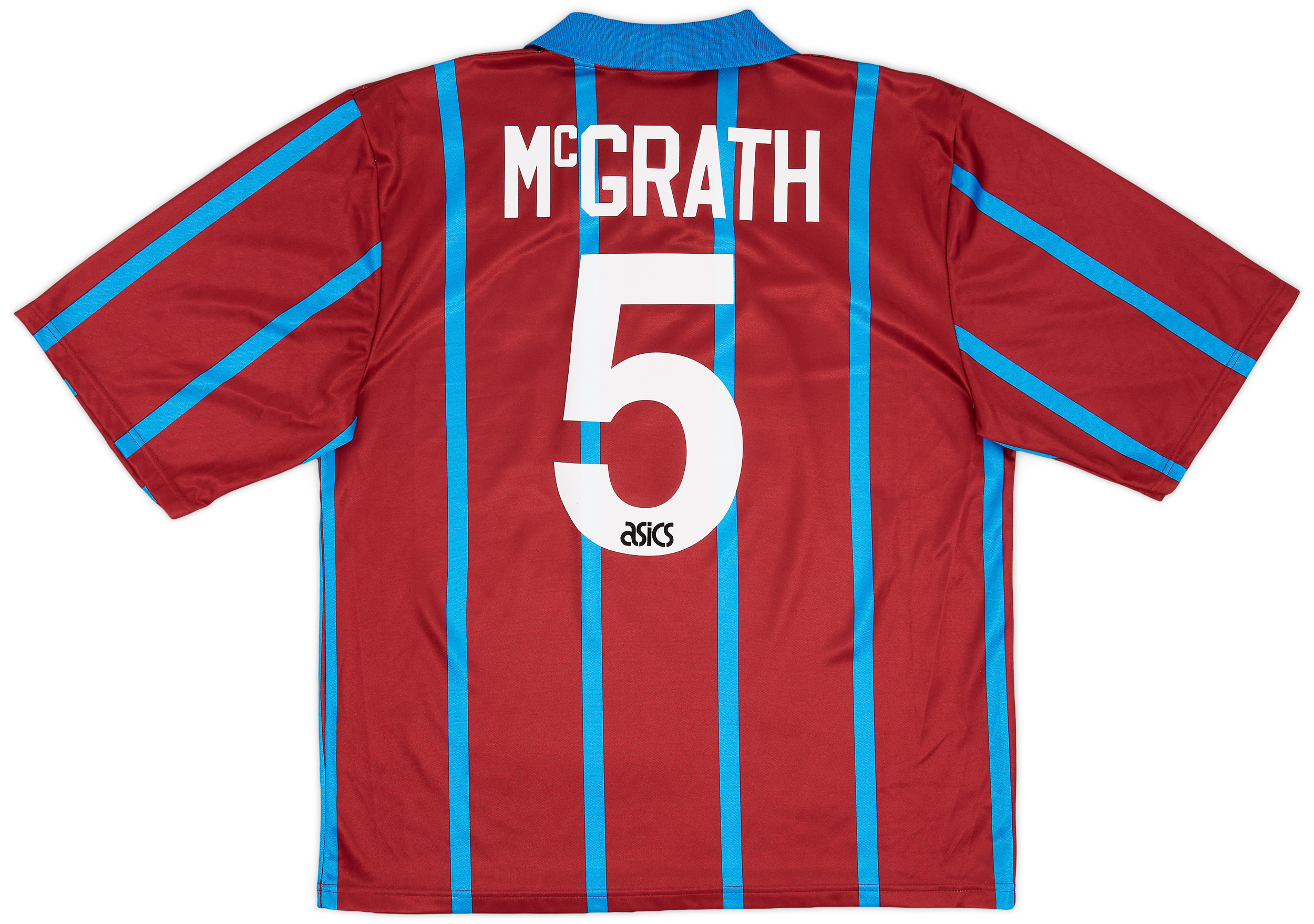 1993-95 Aston Villa Home Shirt McGrath #5 - 7/10 - (XL)