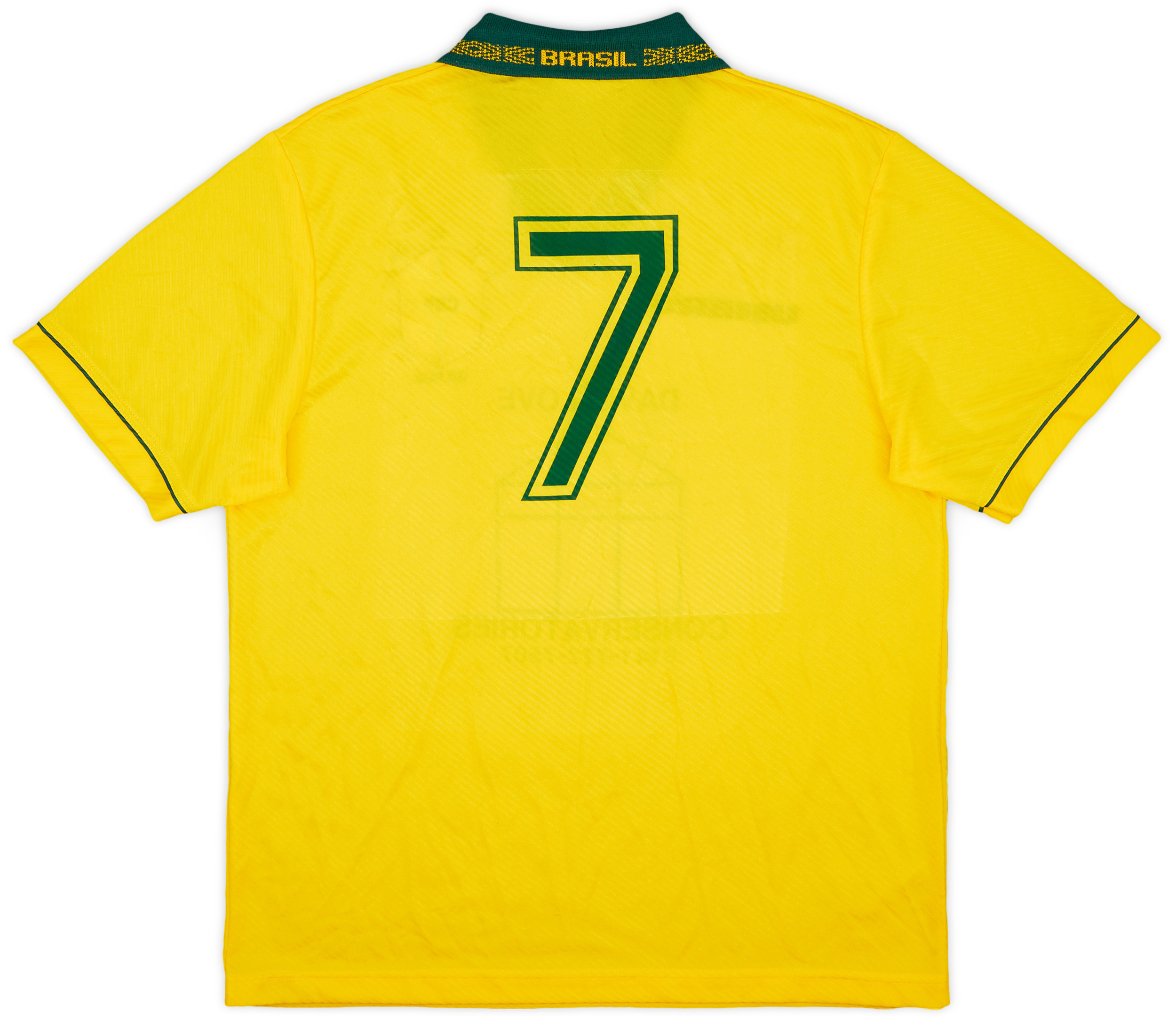 1994 Brazil Home Shirt #7 - 9/10 - (L)