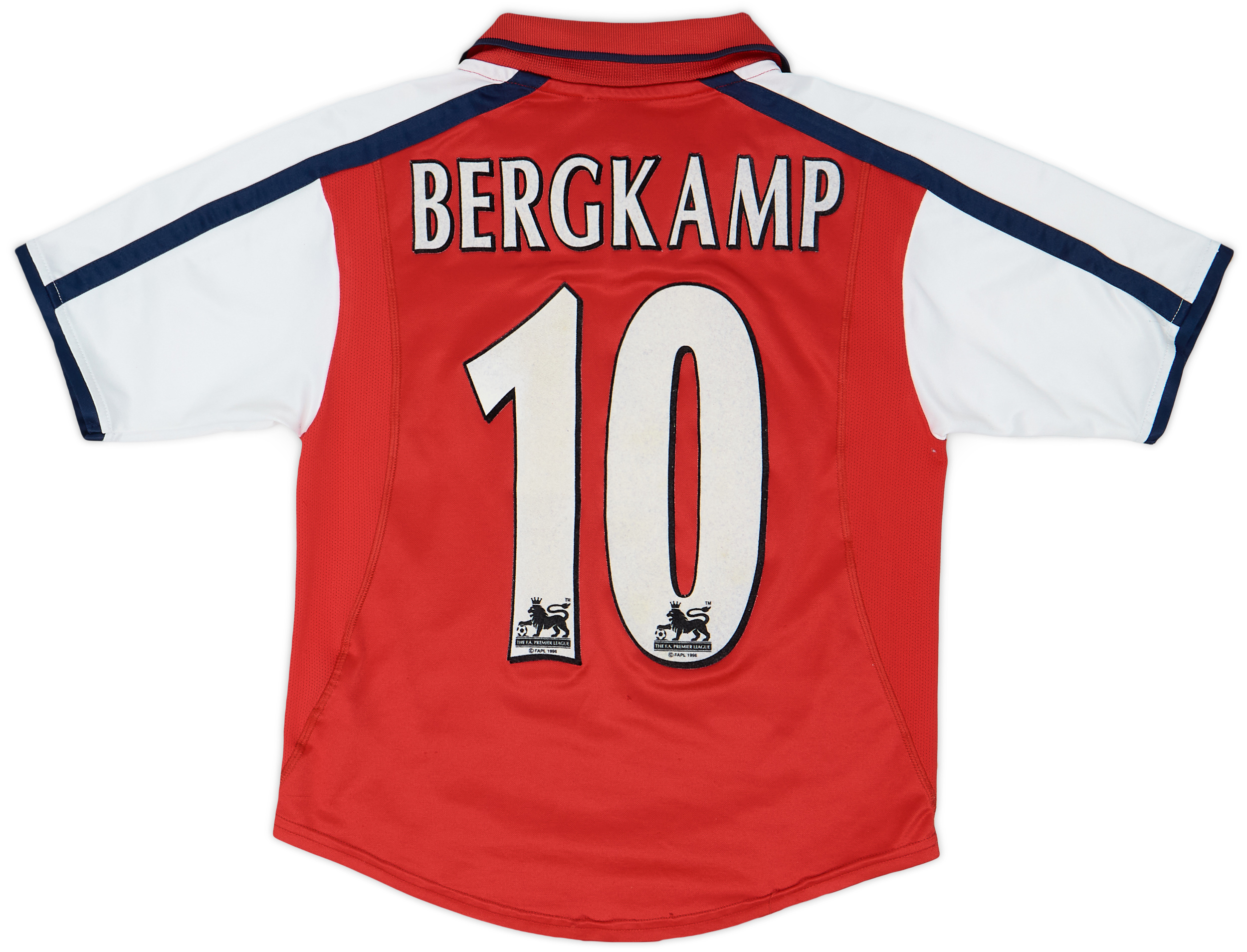 N*a様 アーセナル BERGKAMP 10 長袖ジャージ アーセナル 2005-06 Nike ホーム長袖 PLバッジ付き #10 BERGKAMP