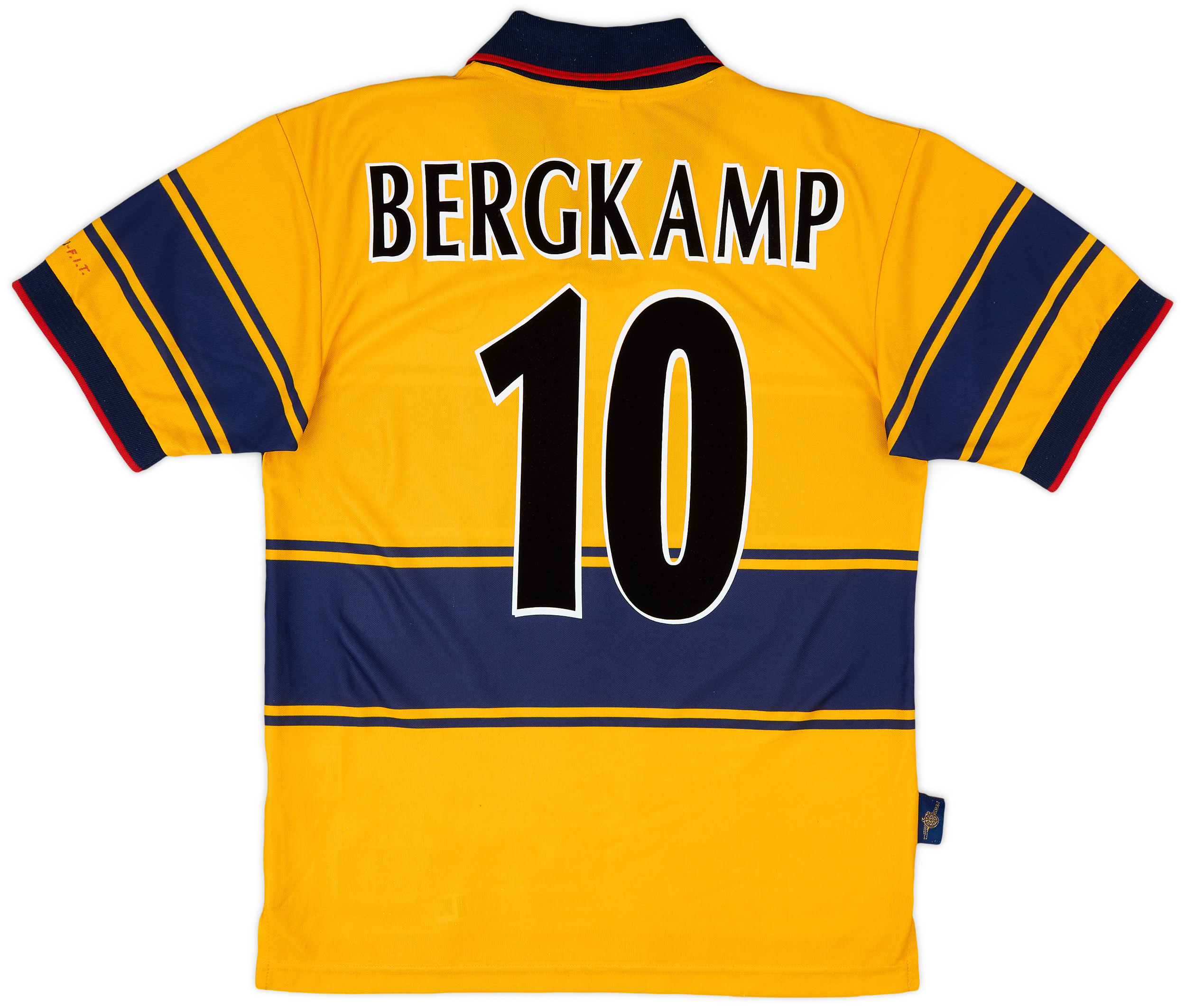 1997-99 Arsenal Away Shirt Bergkamp #10 - 8/10 - (S)