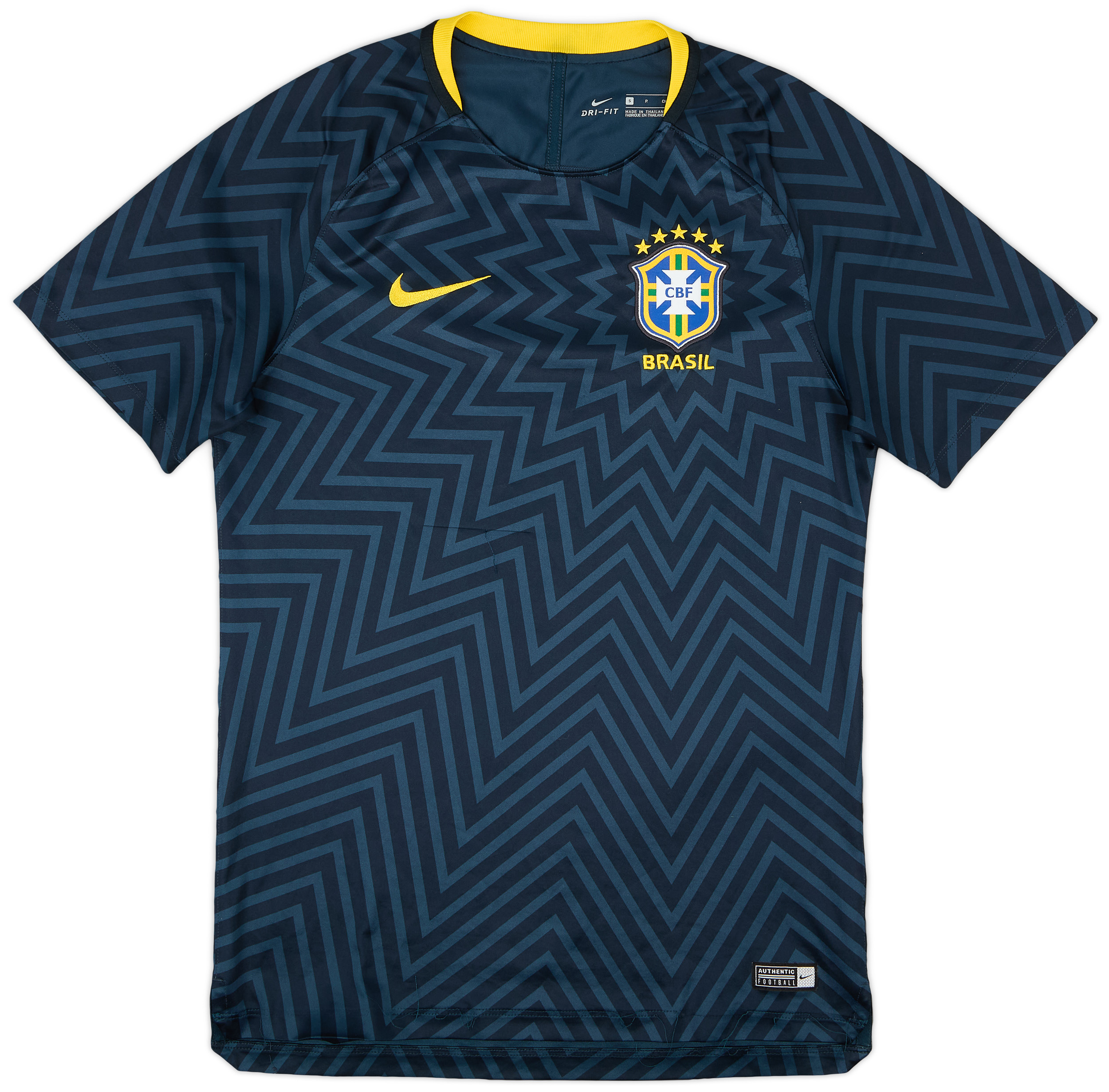 Nike Brazil ブラジル代表 トレーニングシャツ 青 ブラジル代表 ユニフォーム トレーニングウェア 青 アウェイ
