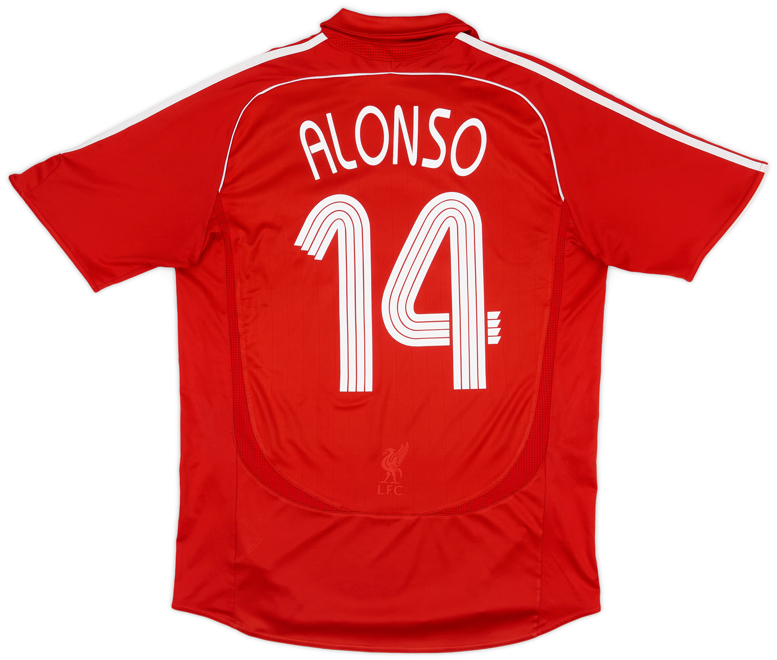 2006-08 Liverpool Home Shirt Alonso #14 - 6/10 - (L)