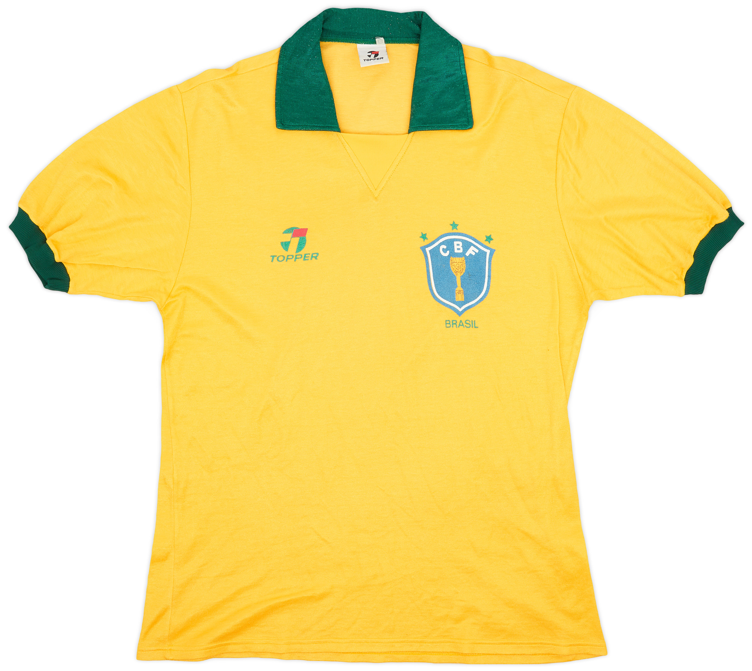 1990 Brazil Home Shirt - 9/10 - (L)