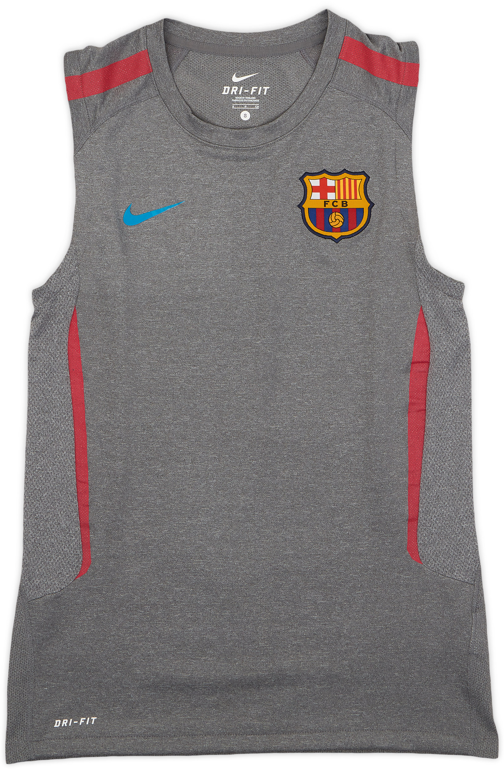 ウェア Barcelona 2011 sleeveless training wear 2011-12 Barcelona Nike Training Vest - 10/10 - (S)