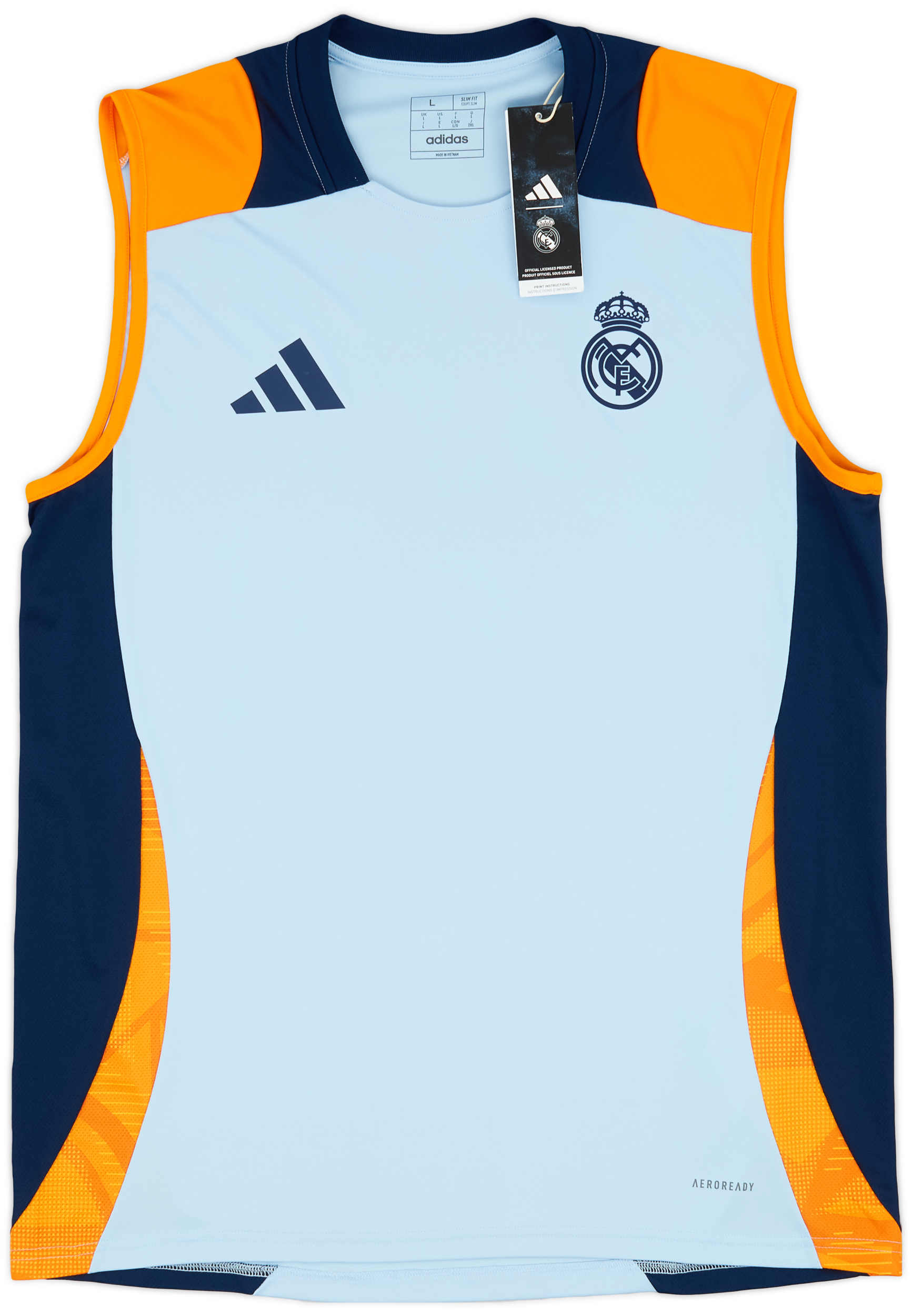 Real madrid sleeveless jersey sale