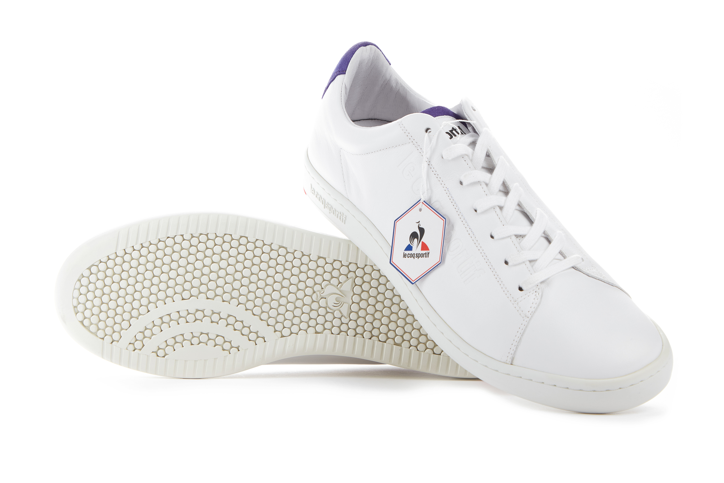 2019-20 Fiorentina Le Coq Sportif Blazon Trainers (UK 8)