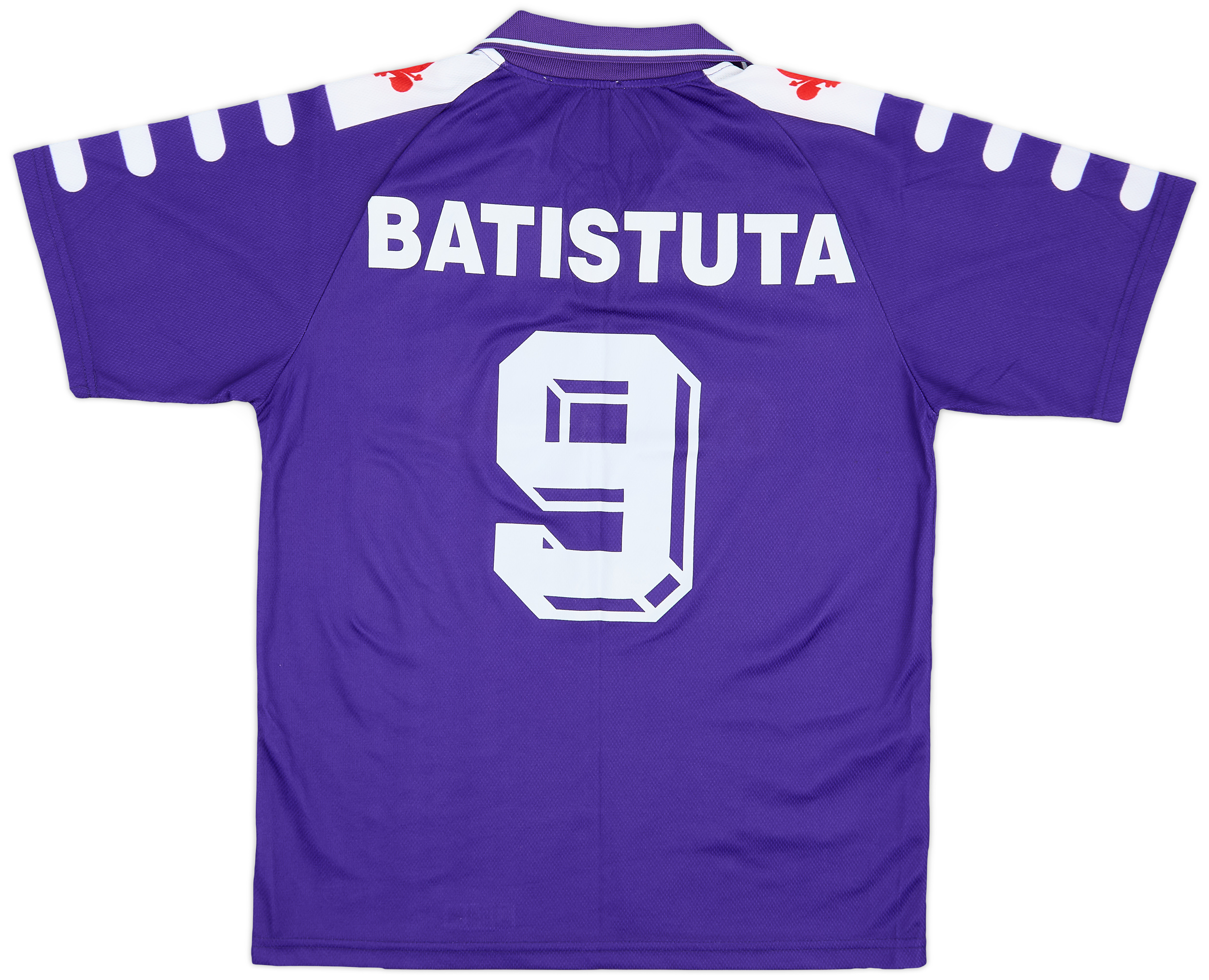 1998-99 Fiorentina Home Shirt Batistuta #9 - 9/10 - (S)