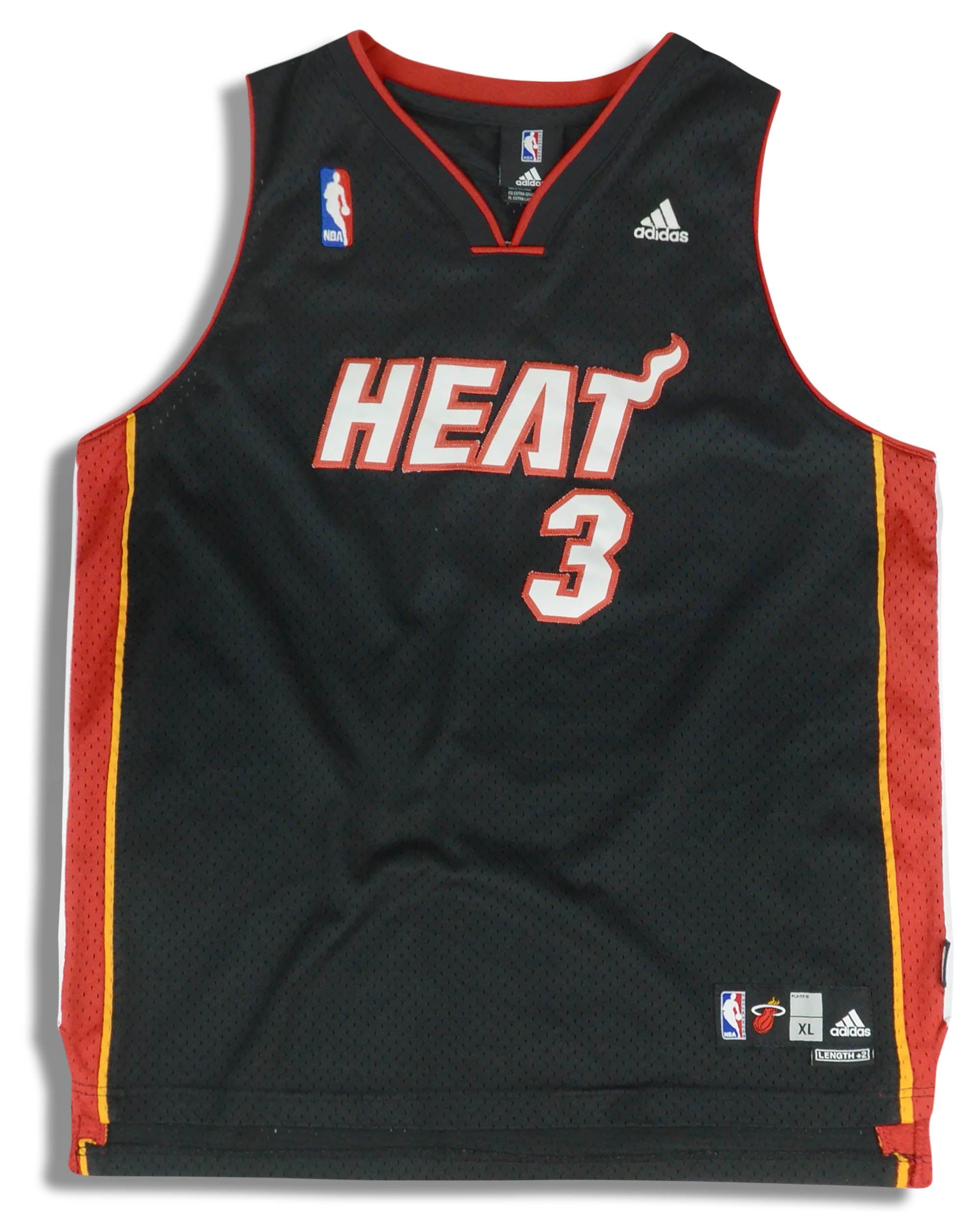 2006-08 Miami Heat Wade #3 adidas Swingman Jersey (Away) Y