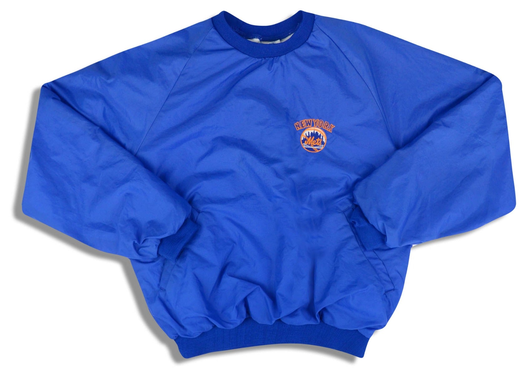 1990s New York Mets Bike Pullover Windbreaker Jacket Y