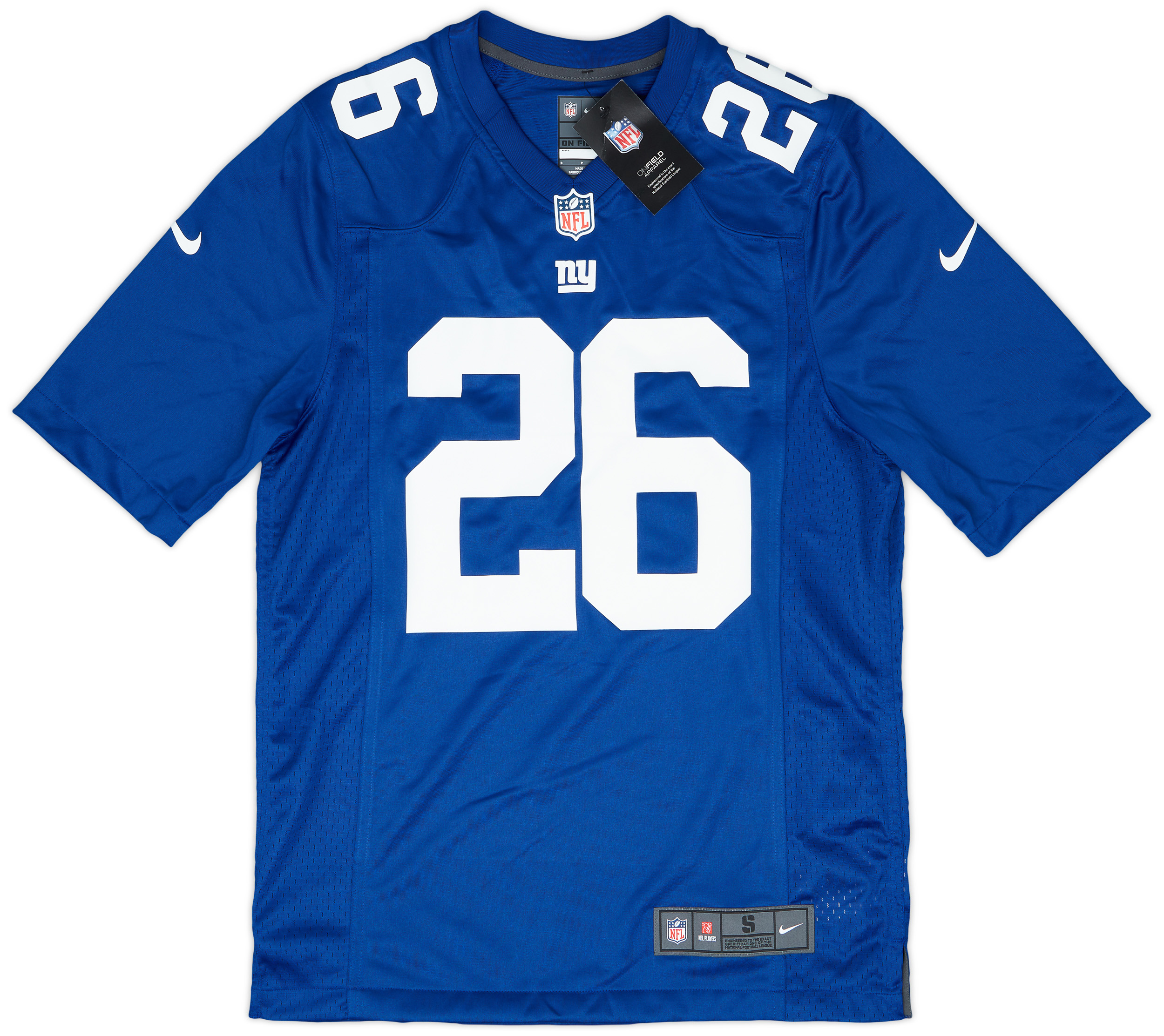 2018-23 New York Giants Barkley #26 Nike Game Home Jersey (S)