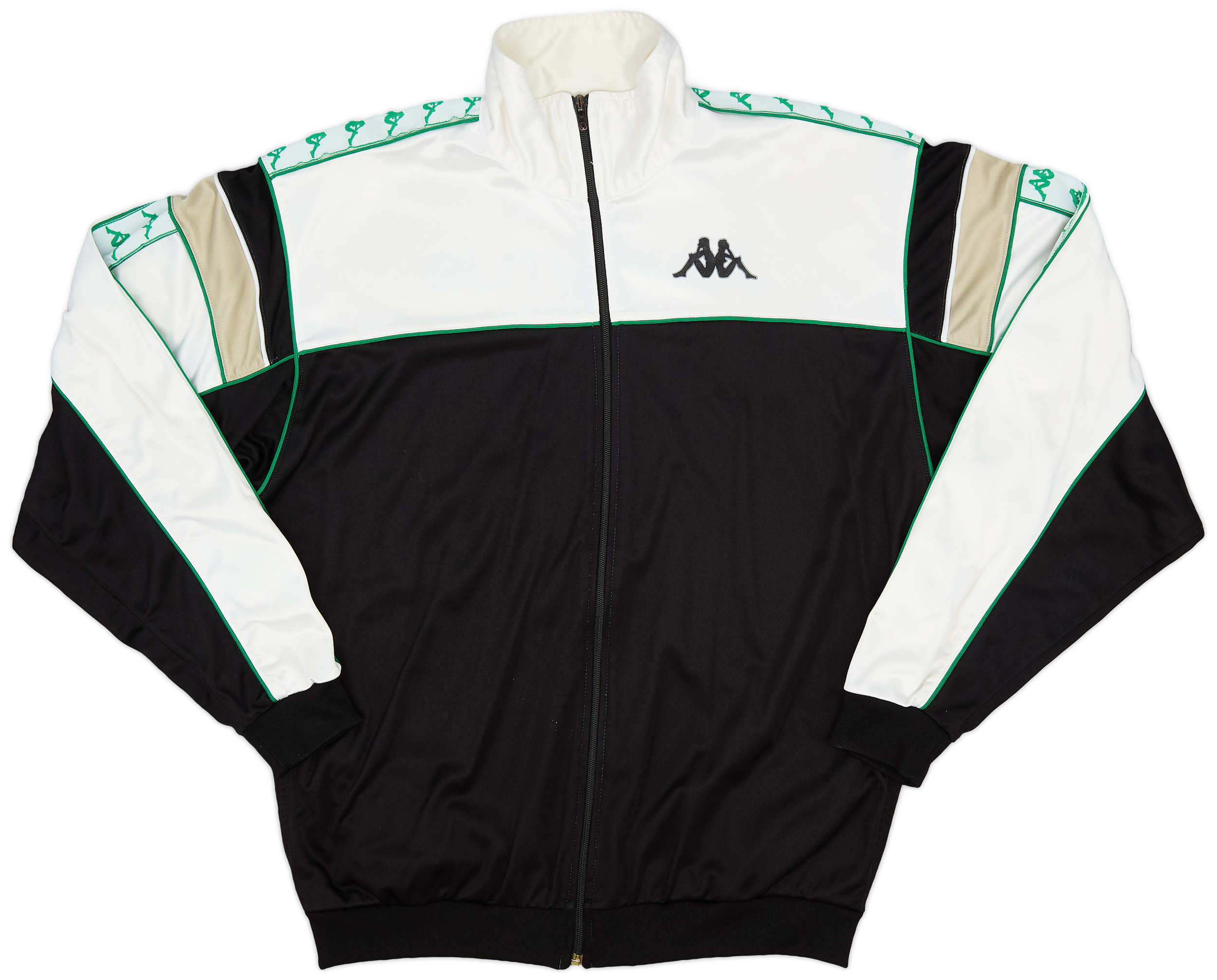 Veste D'entraînement Juventus Années 90 - Kappa Vintage - Taille XL - Manches Longues Noires - Occasion Bon état
