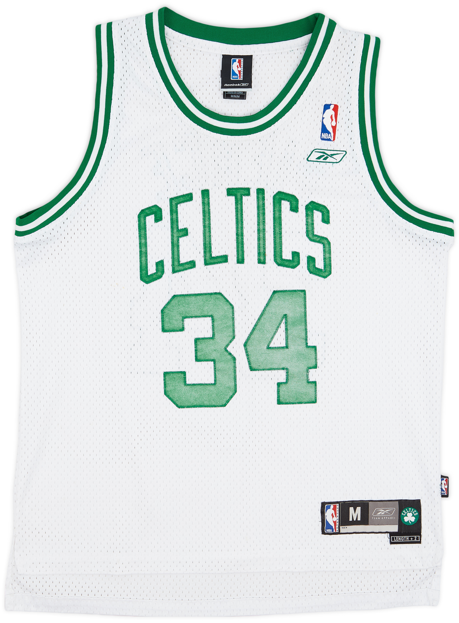 2004-05 Boston Celtics Pierce #34 Reebok Swingman Home Jersey - 6/10 - (M)