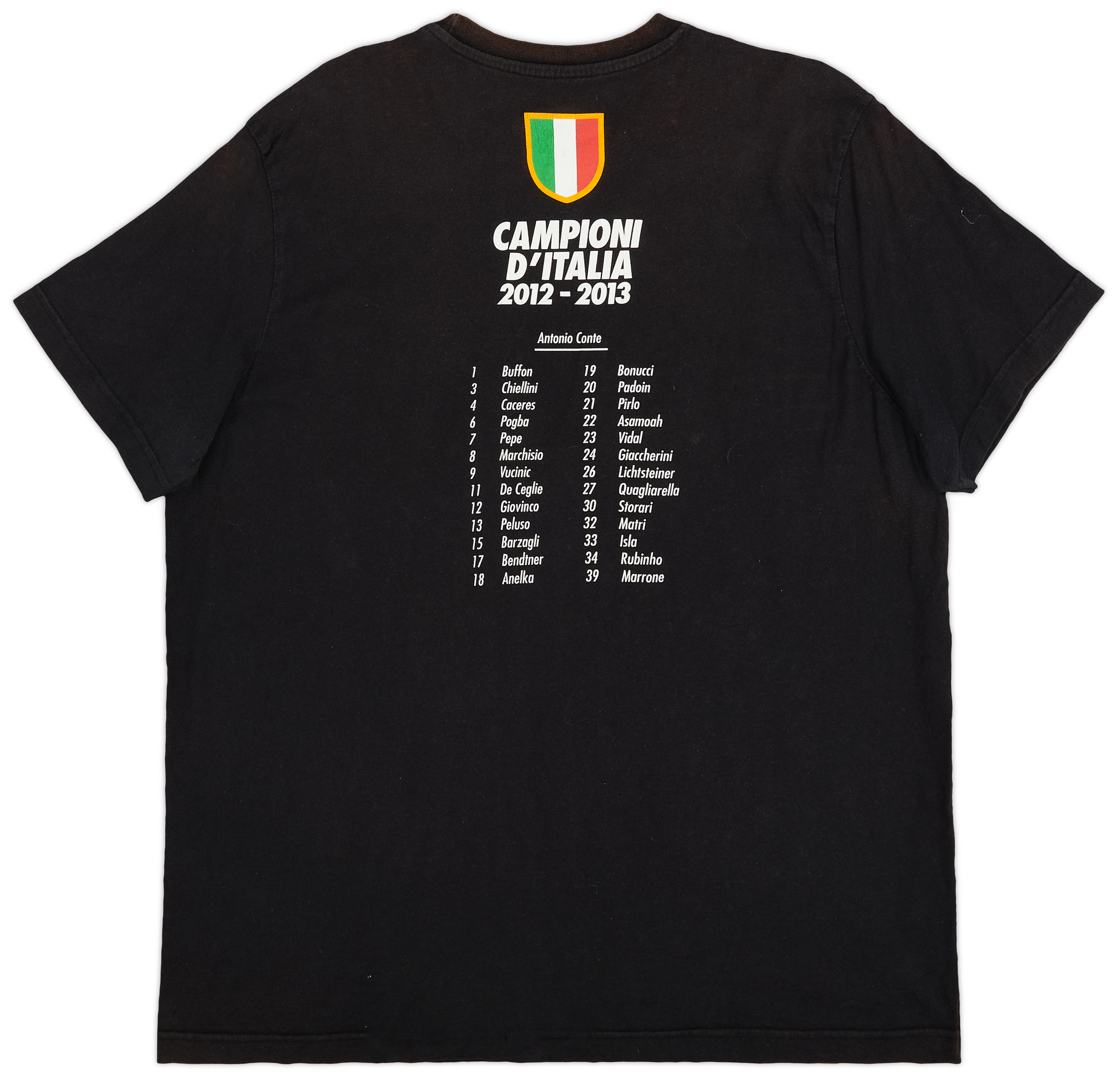 2012-13 Juventus Nike 'Campioni D'Italia' Graphic Tee - 7/10
