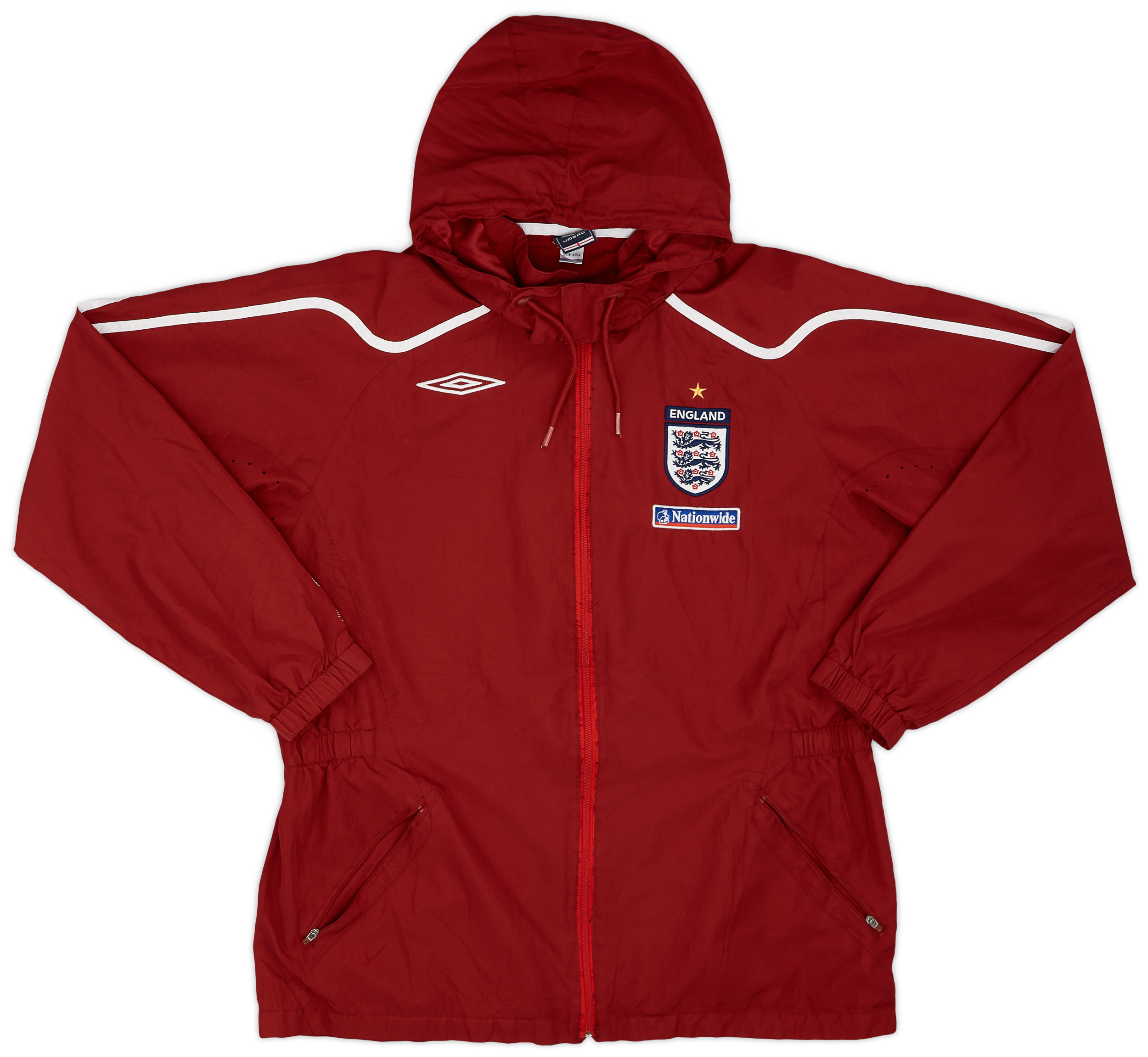 2007-08 England Umbro Track Jacket - 8/10 - (L)